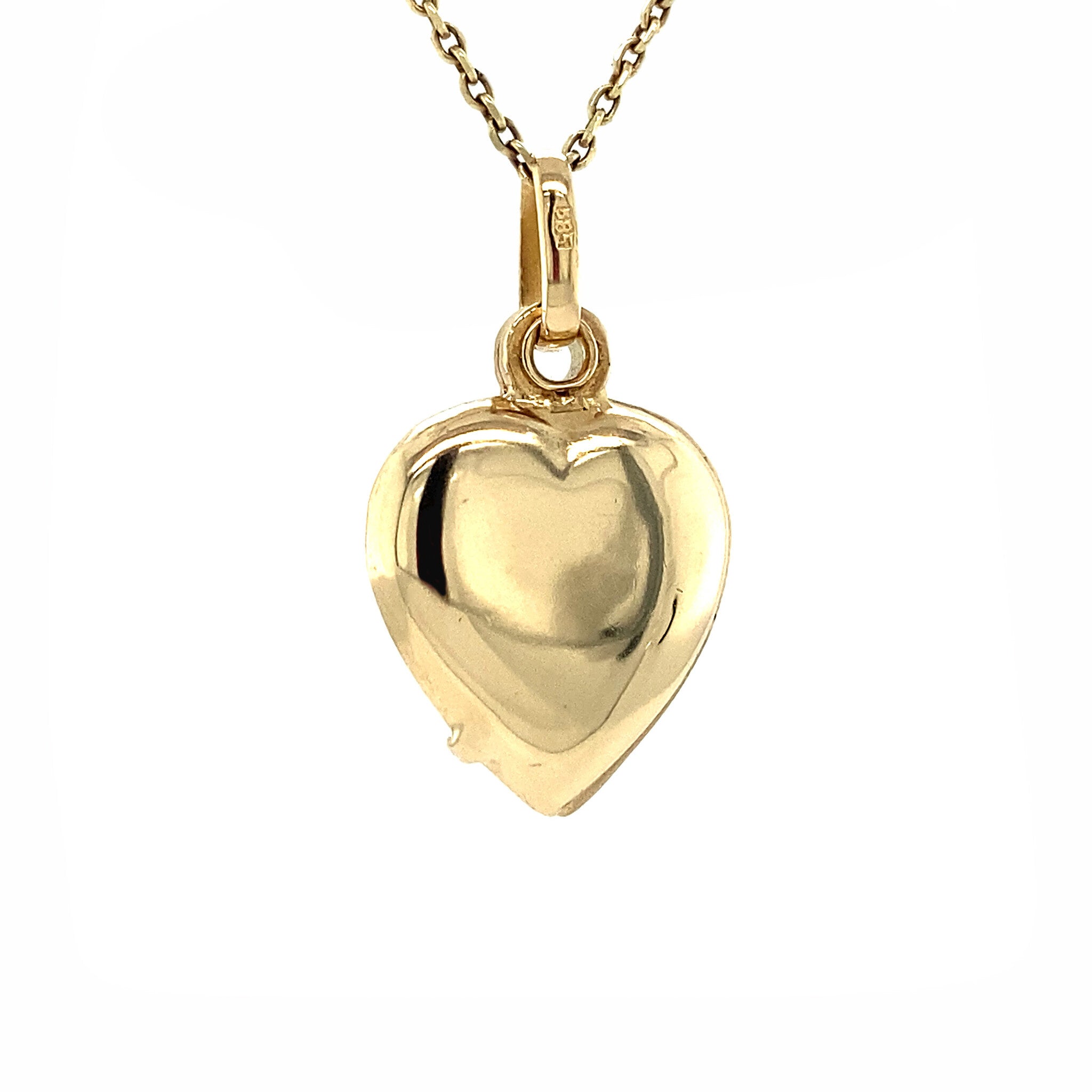 Gouden medaillon hart 14 krt