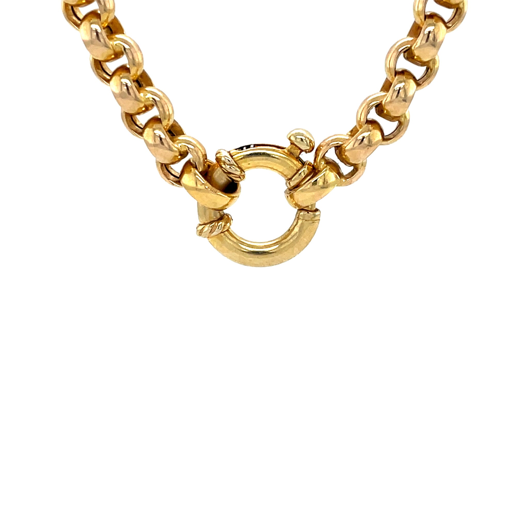 Gouden jasseron collier 14 krt