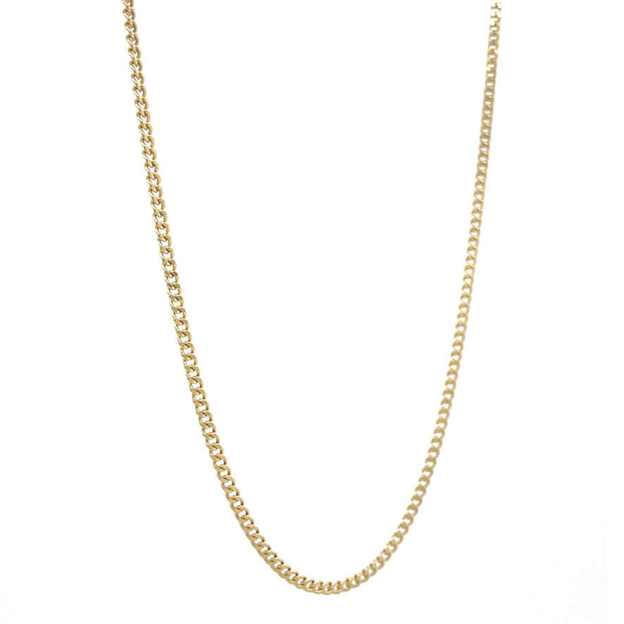 Gouden vintage gourmet collier 14 krt