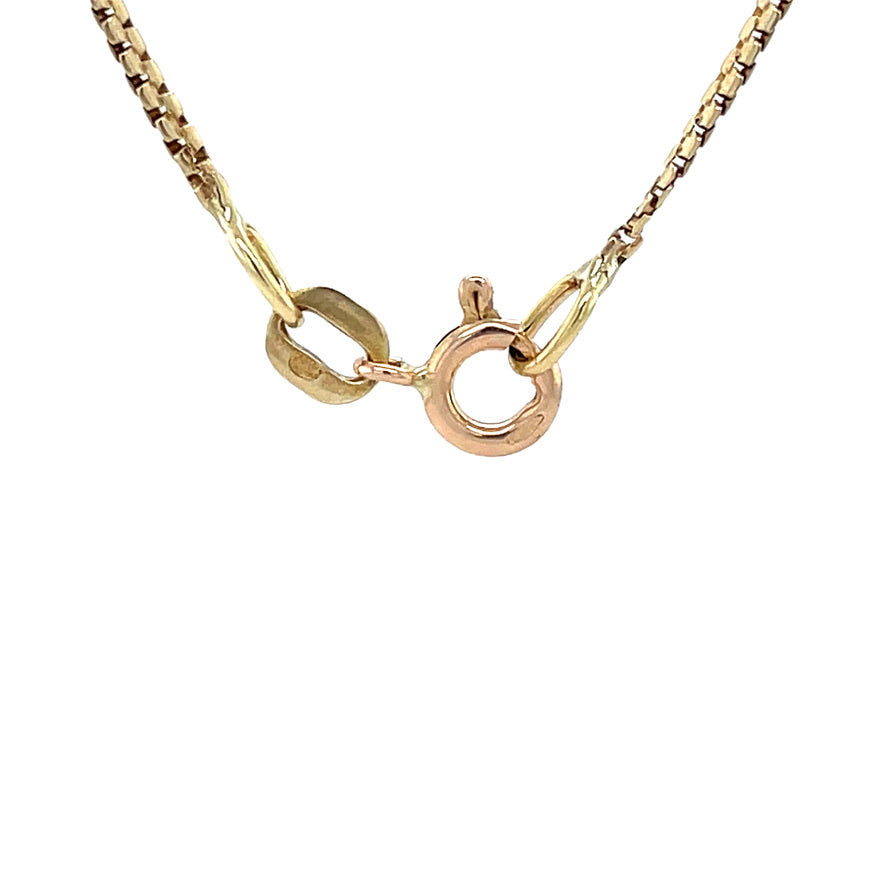 Gouden vintage fantasie collier 14 krt