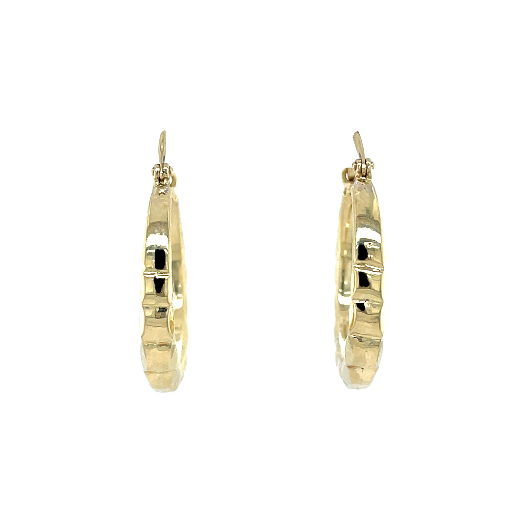 Vintage gold fantasy earrings, 14 kt