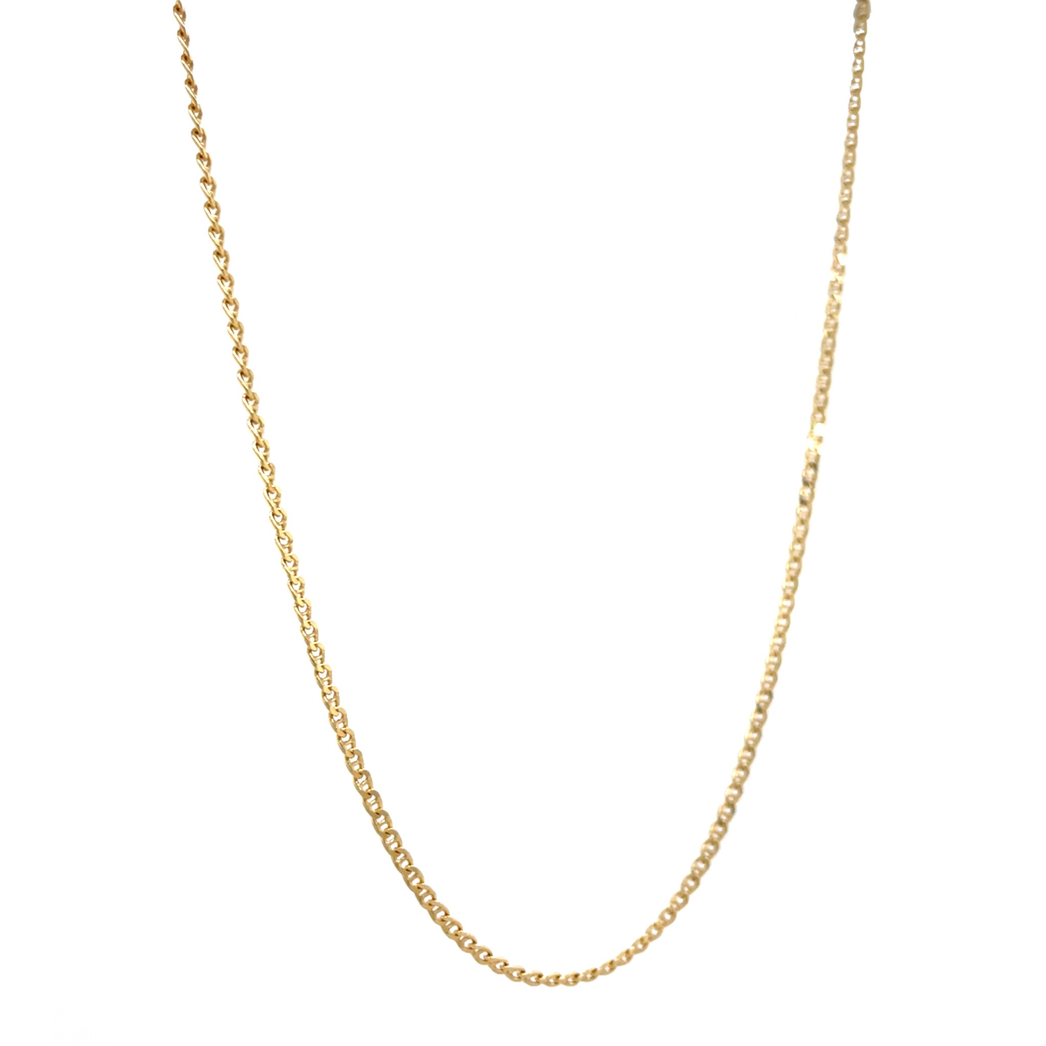 Gouden vintage marine collier 18 krt