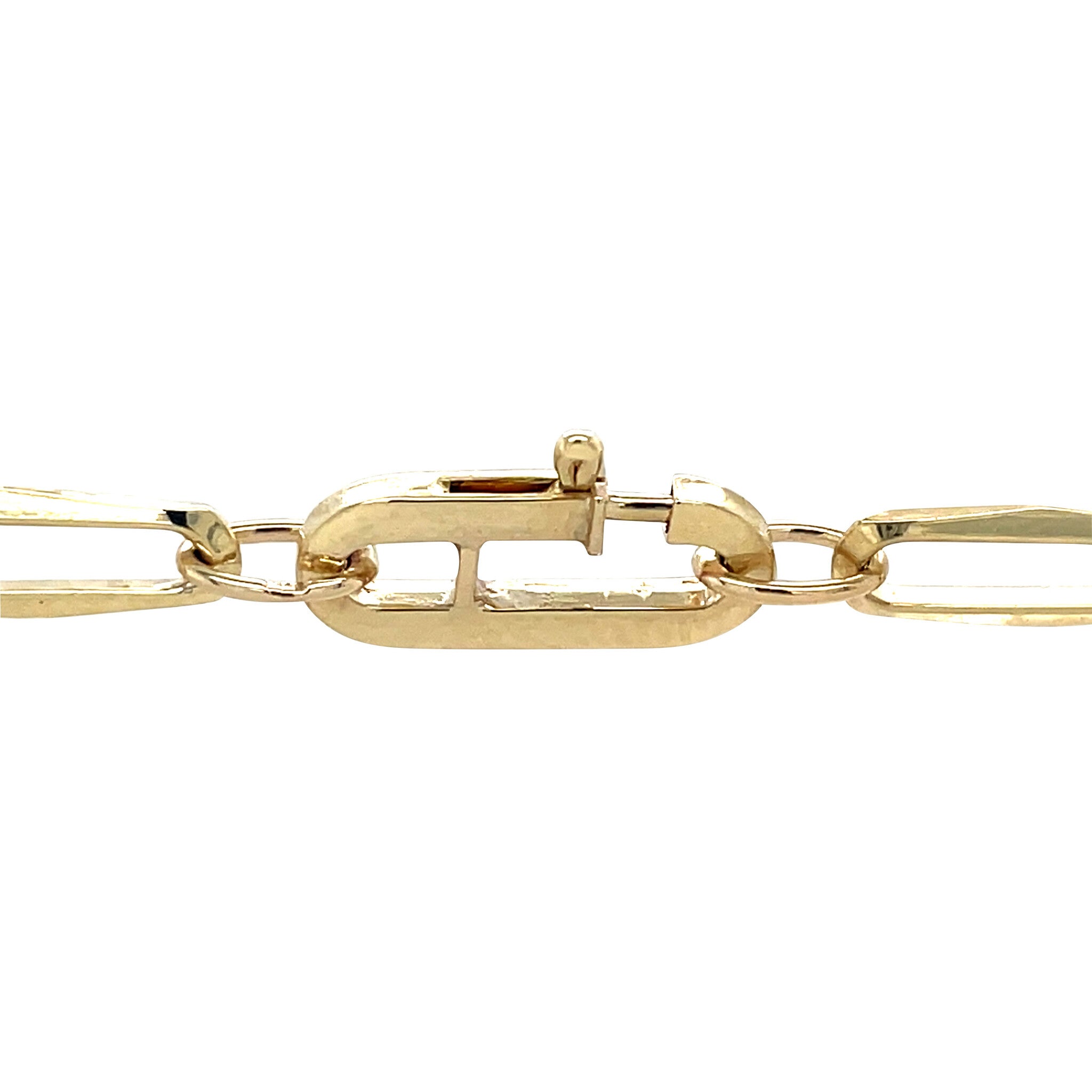 Golden vintage closed forever bracelet 14 carat