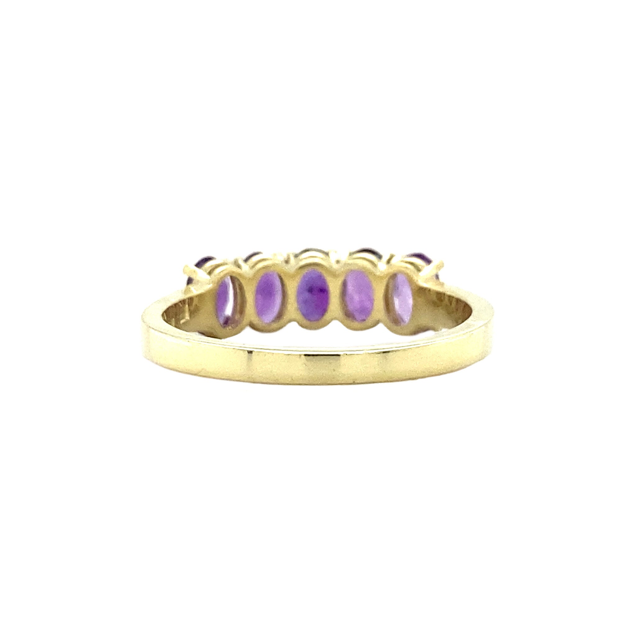 Josephine ring 14 krt - Violet