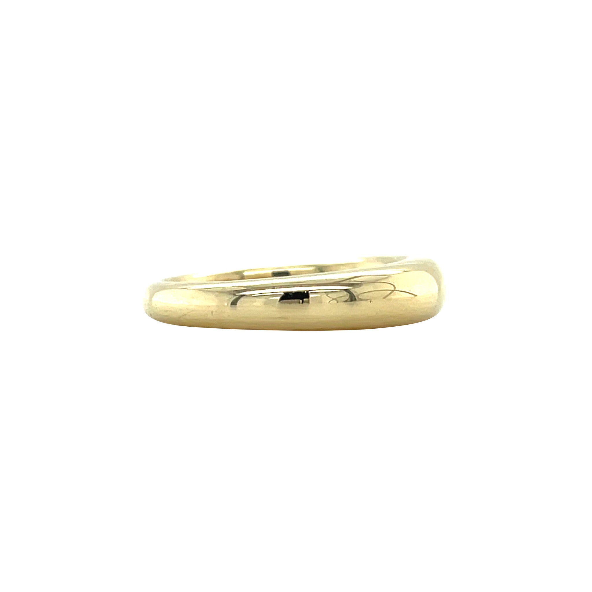 Gouden vintage ballon ring 14 kt
