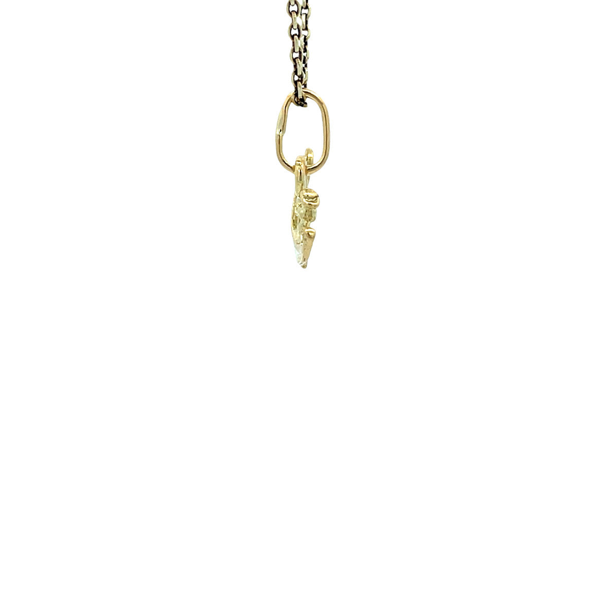 Golden vintage gondola pendant 14 kt