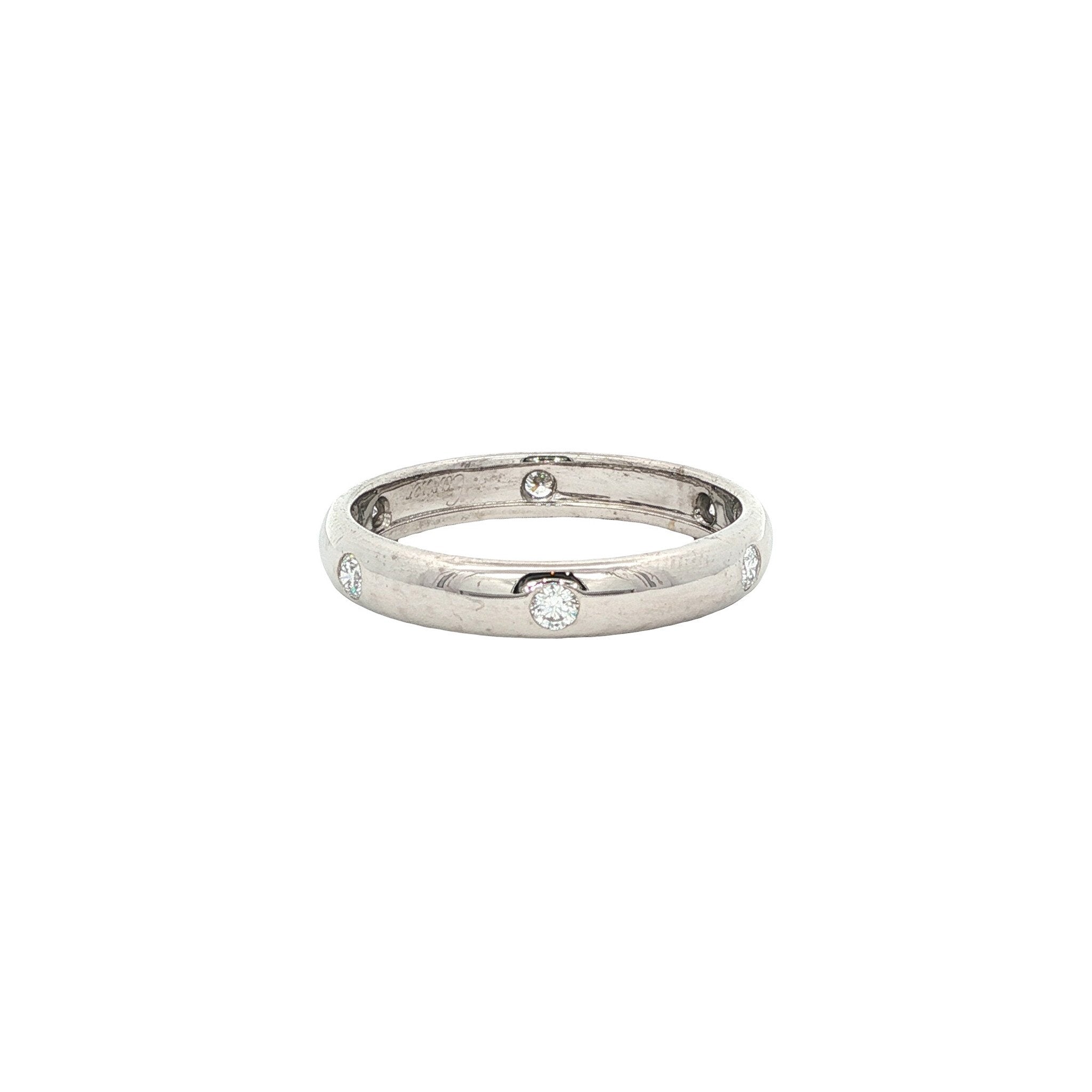 Witgouden Cartier Stella band met diamant 18 kt