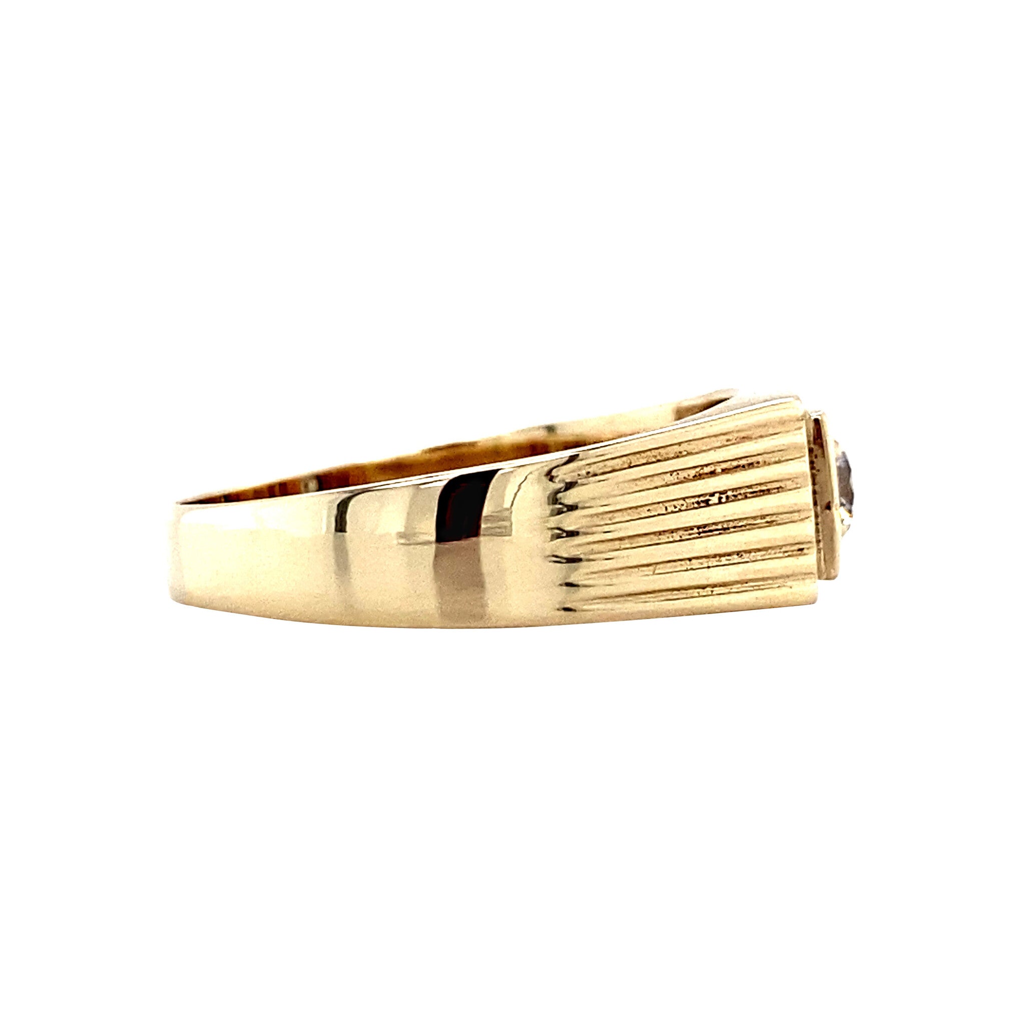 Ring met zirkonia 12 krt