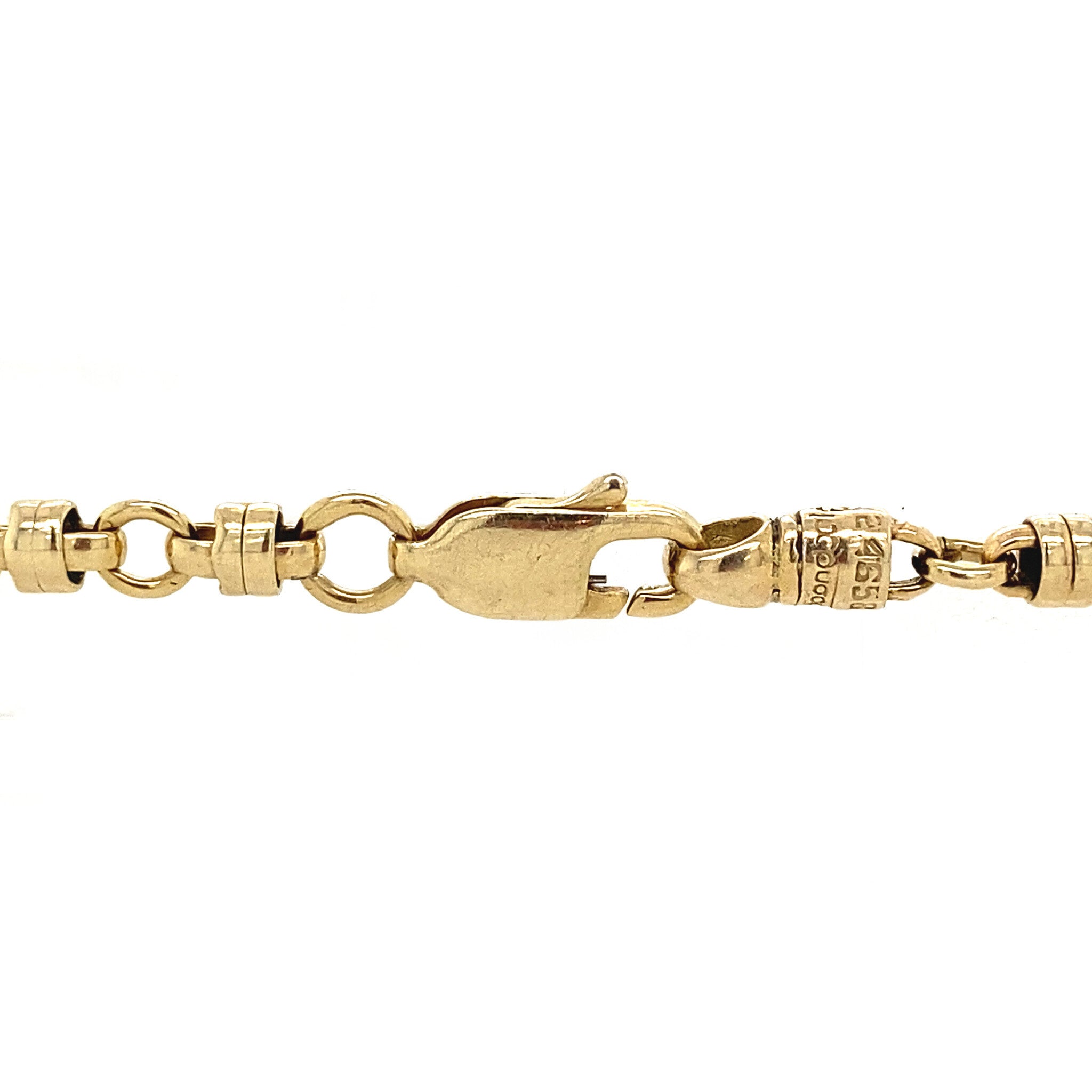 Gouden fantasie armband 14 krt