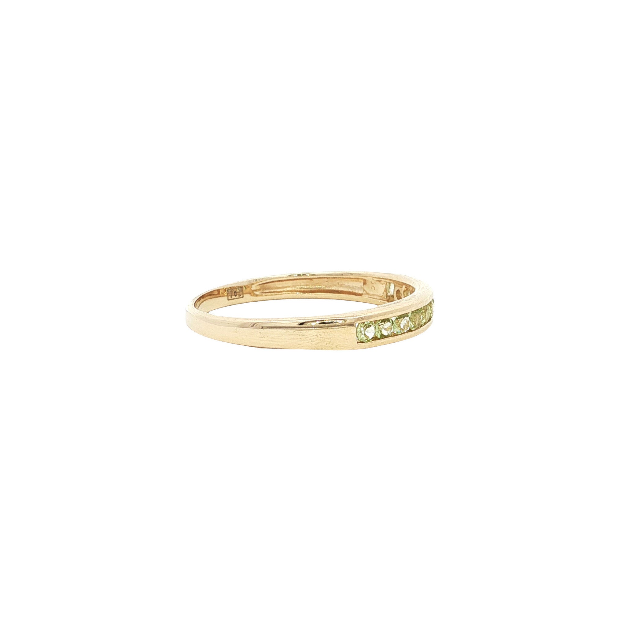 Ring met peridoot 9 kt