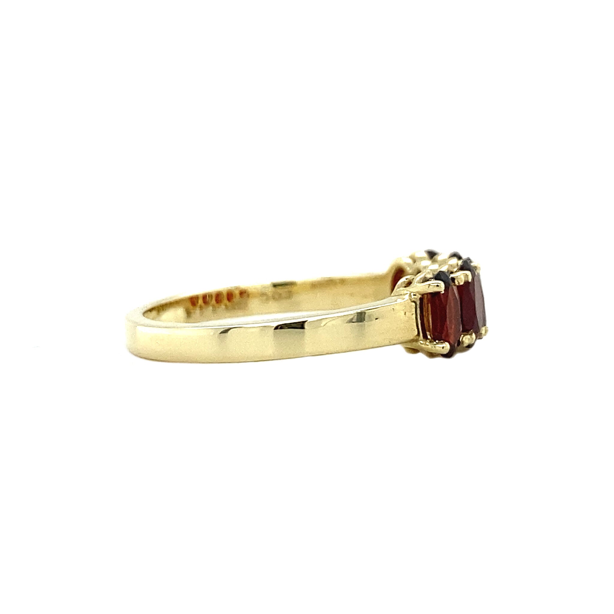 Josephine ring 14 kt - Merlot