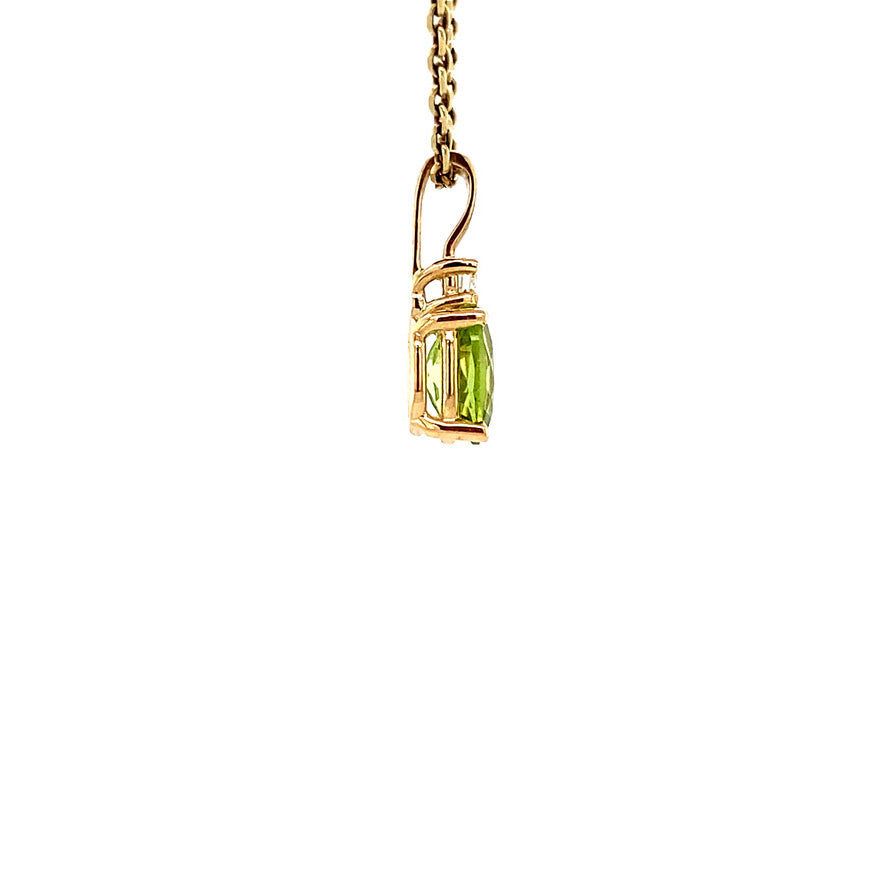 Grace pendant 14 krt - Lime