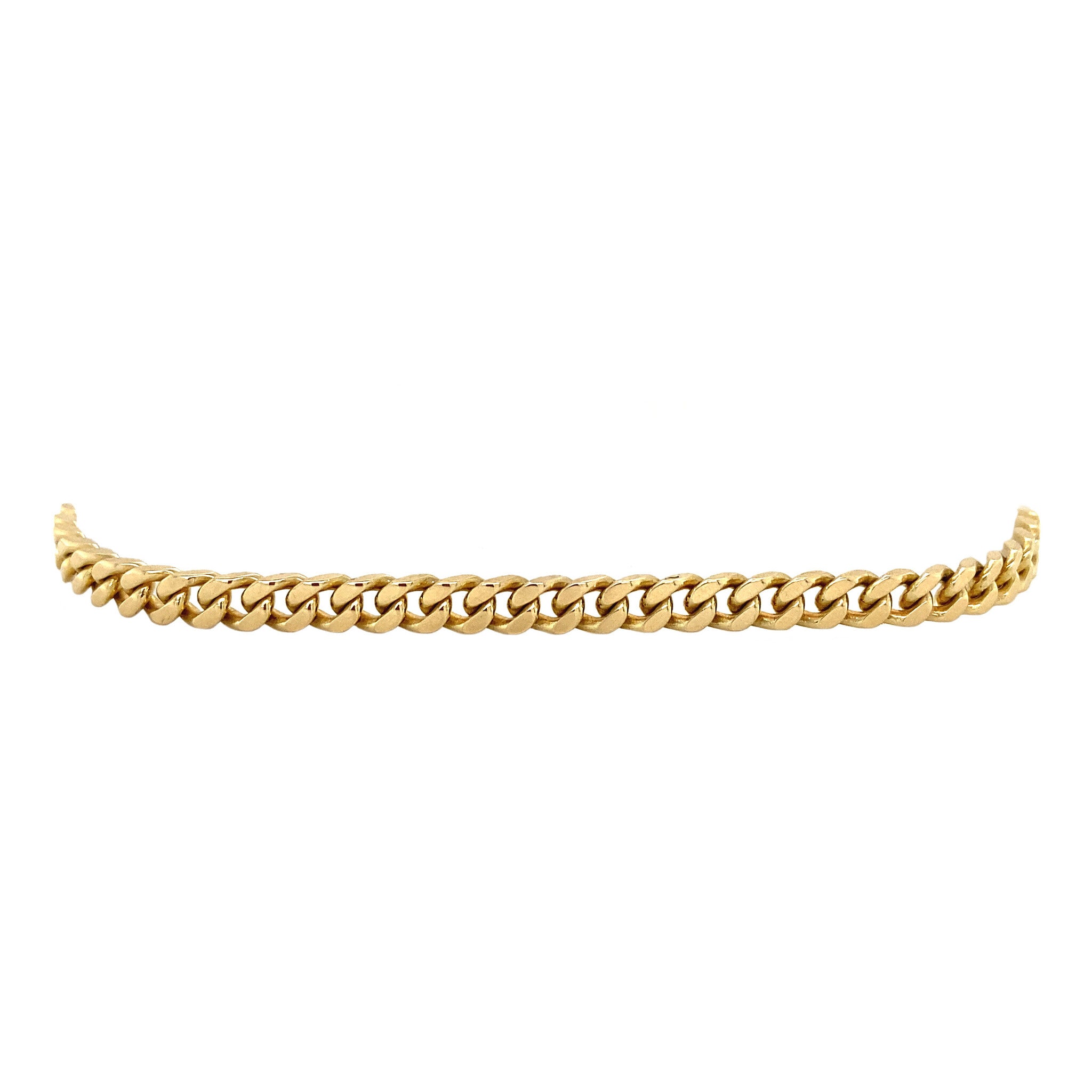 Vintage gold gourmet bracelet 14 kt
