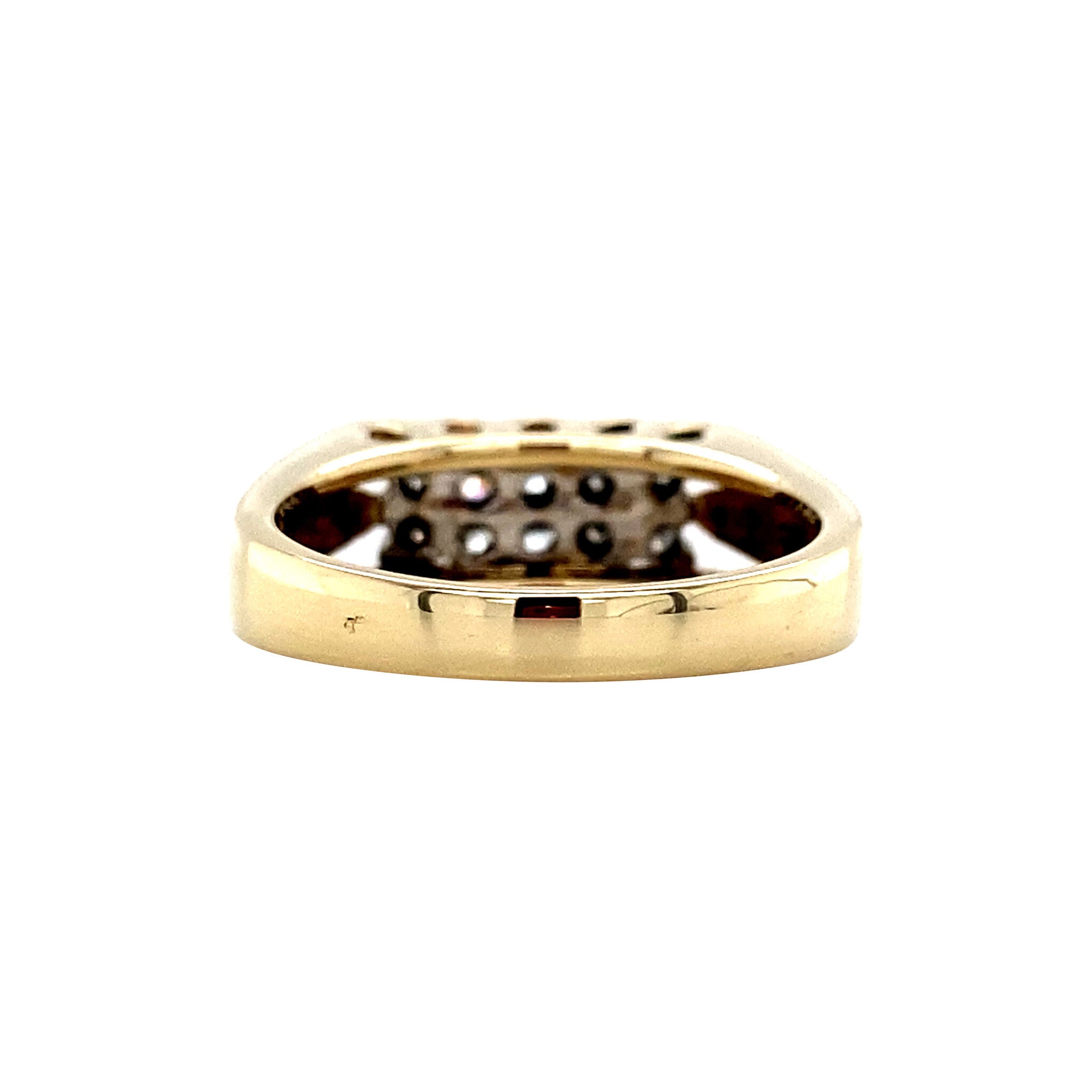 Gouden ring met diamant 14 krt