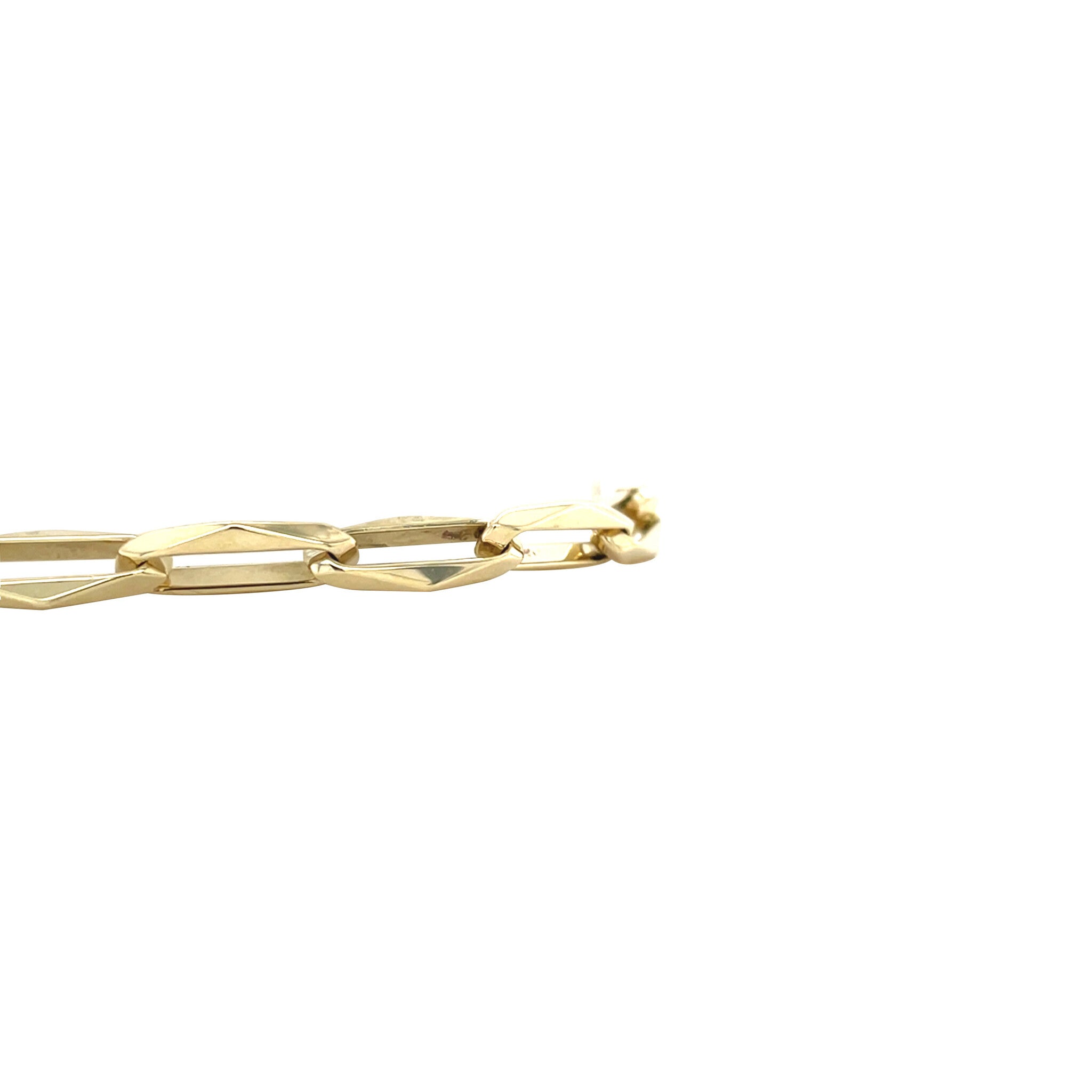 Gouden vintage closed forever armband 14 kt