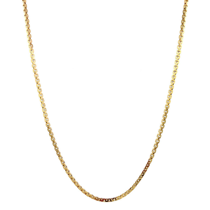 Gold fantasy necklace 14 kt