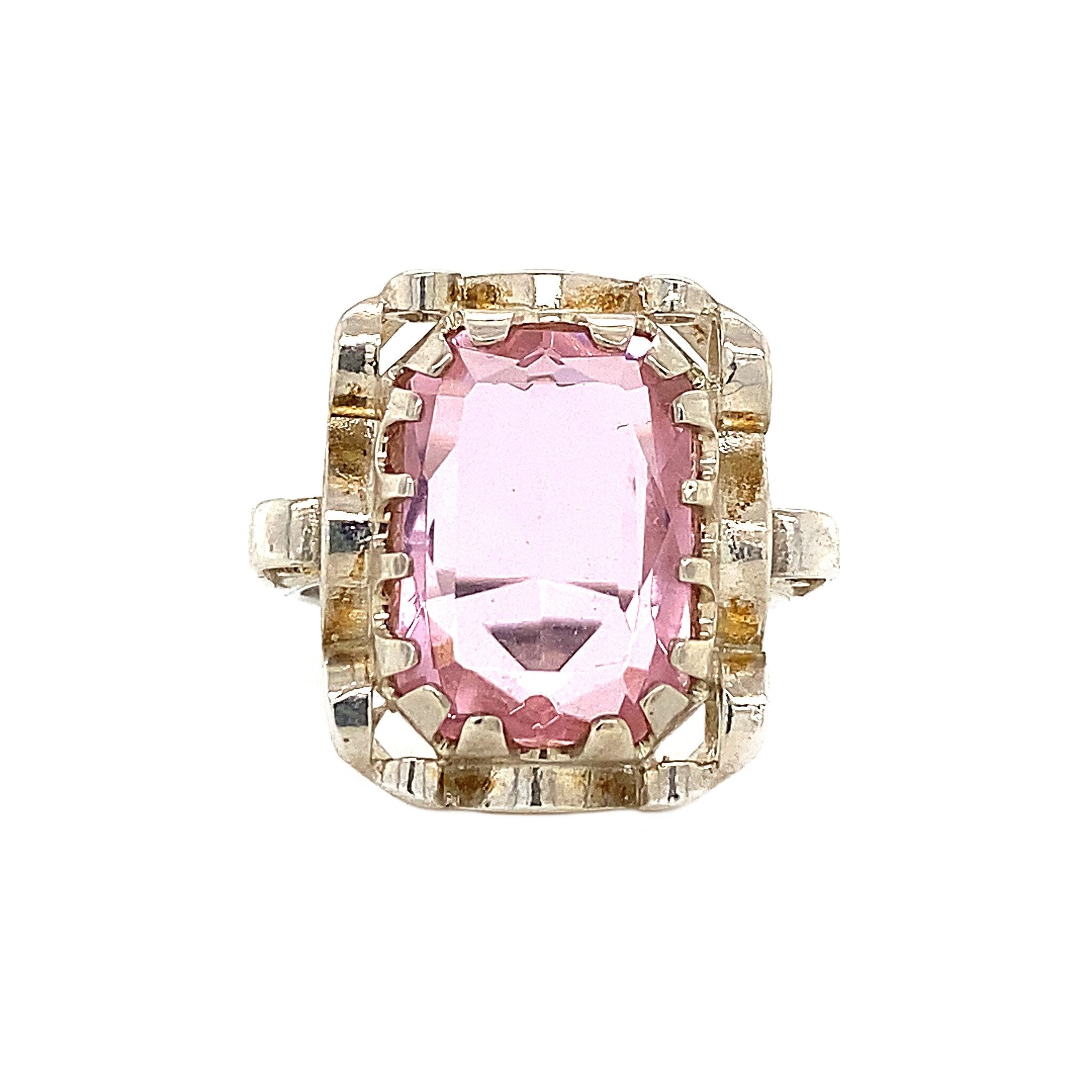 Queen's ring 925 - Pink Sakura