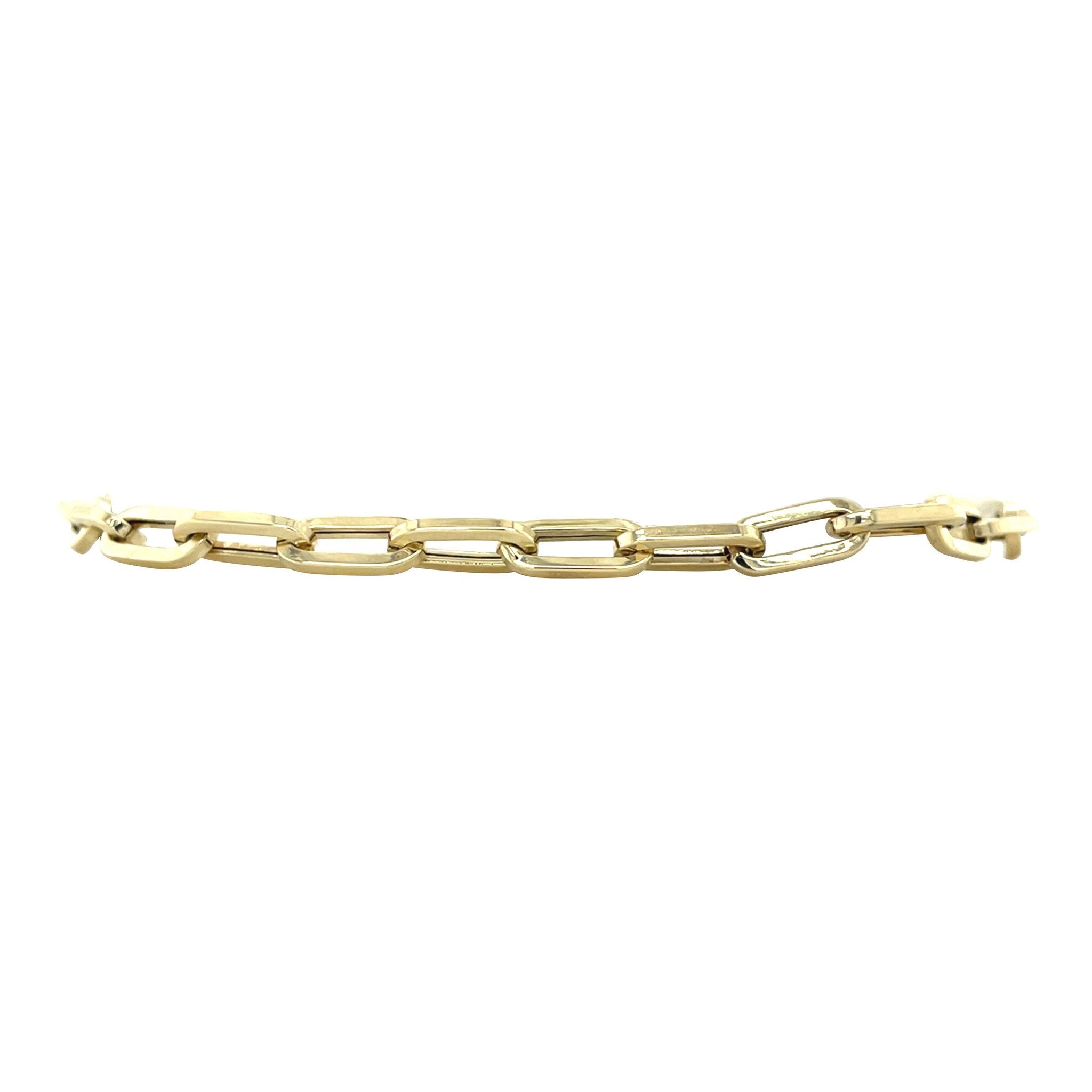 Gouden vintage closed forever armband 14 kt