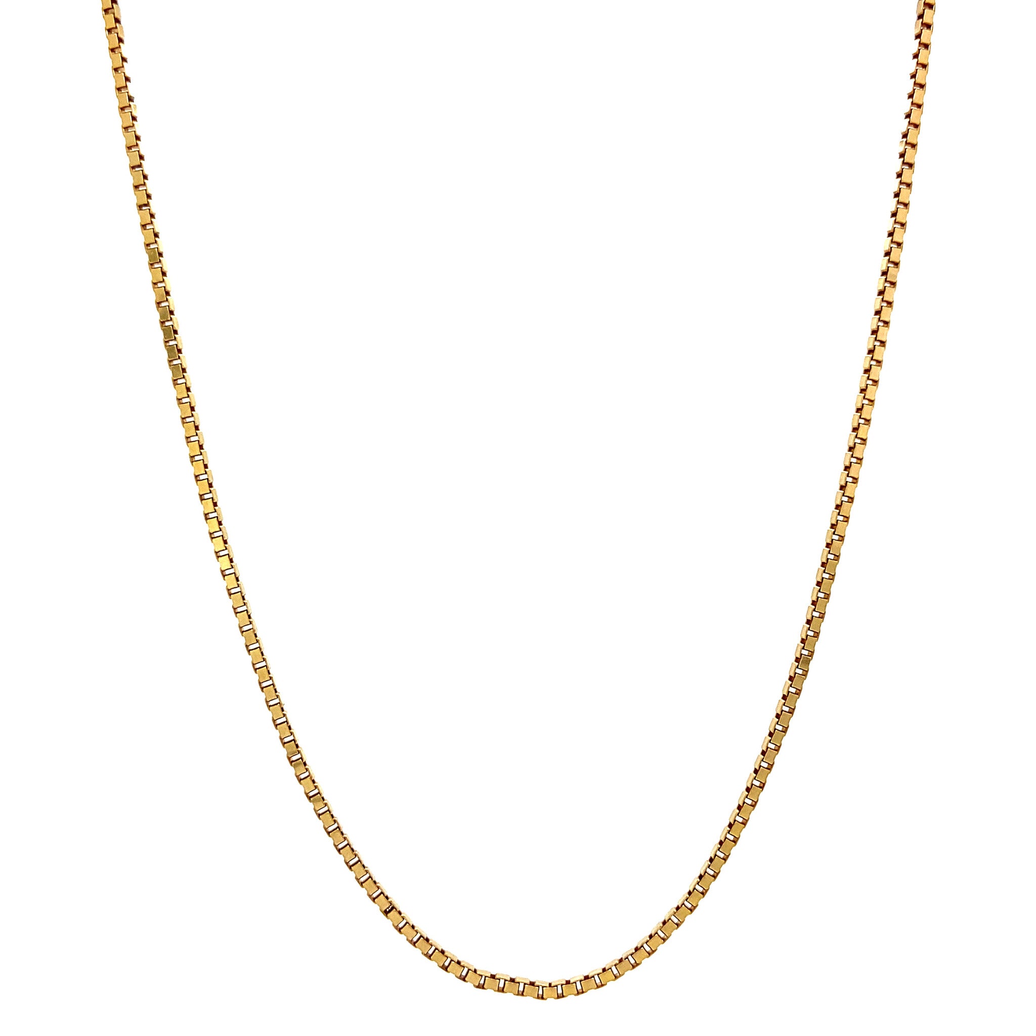 14 kt gold Venetian long necklace