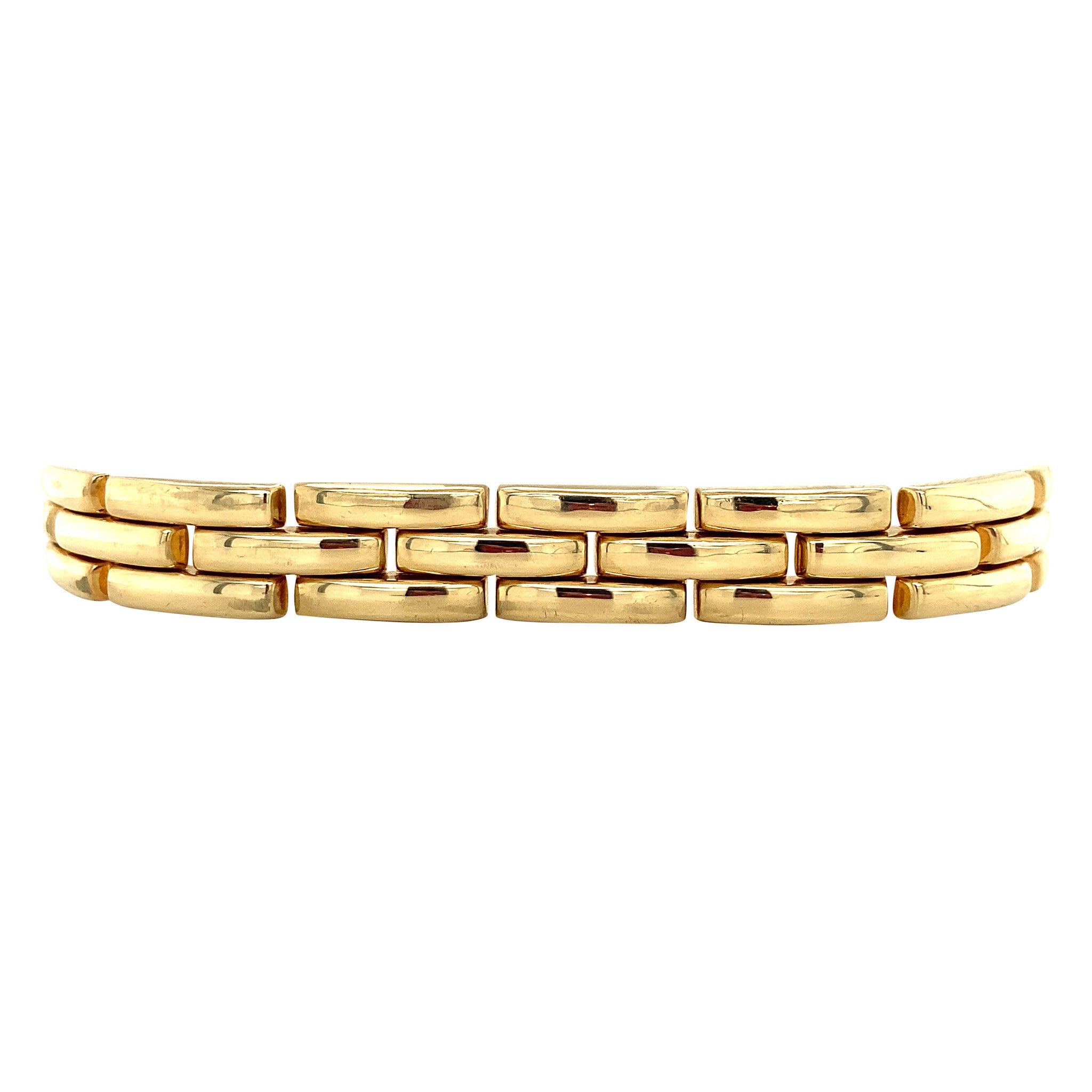 Gold bracelet fantasy 19 cm 14 krt