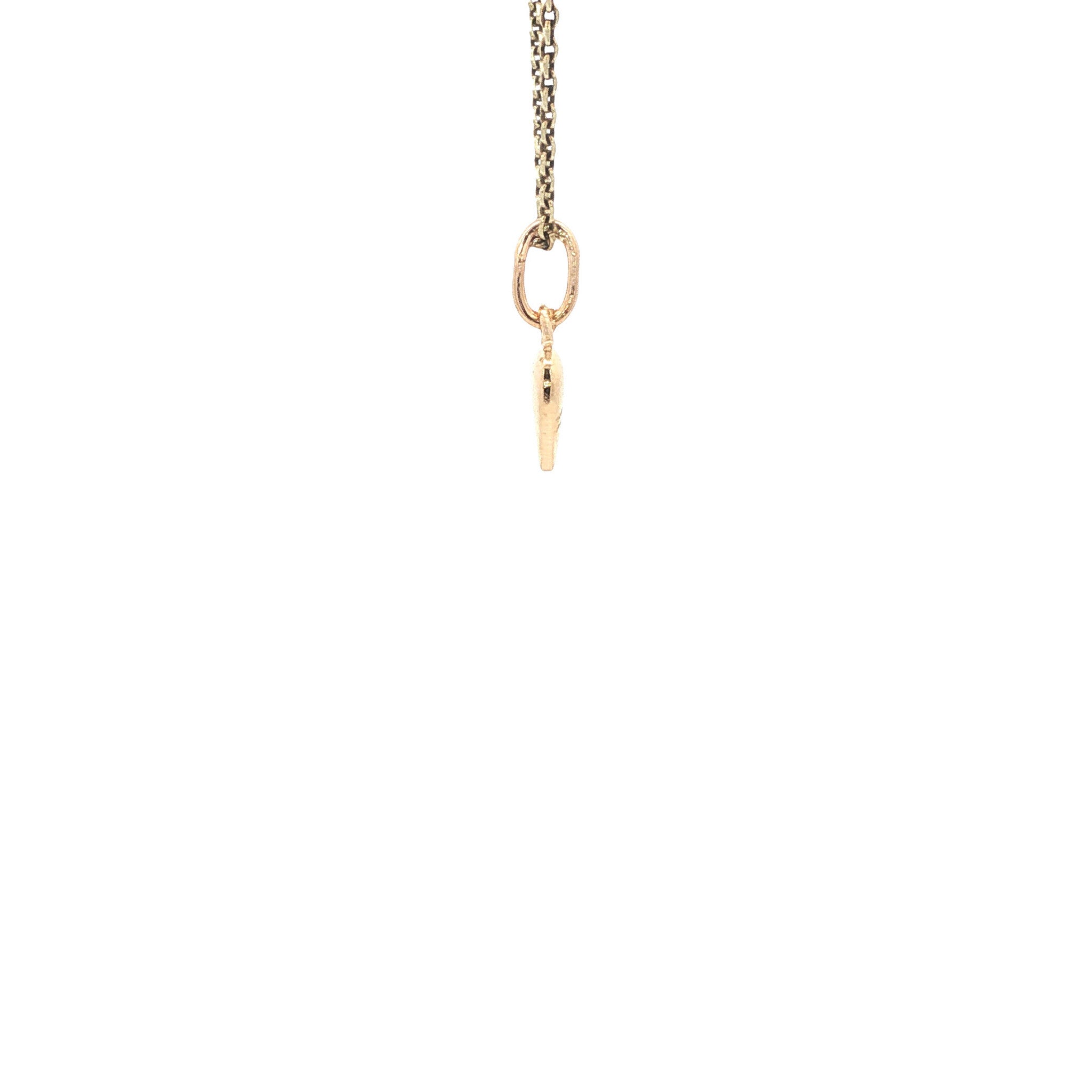 Gouden hart hanger 14 kt