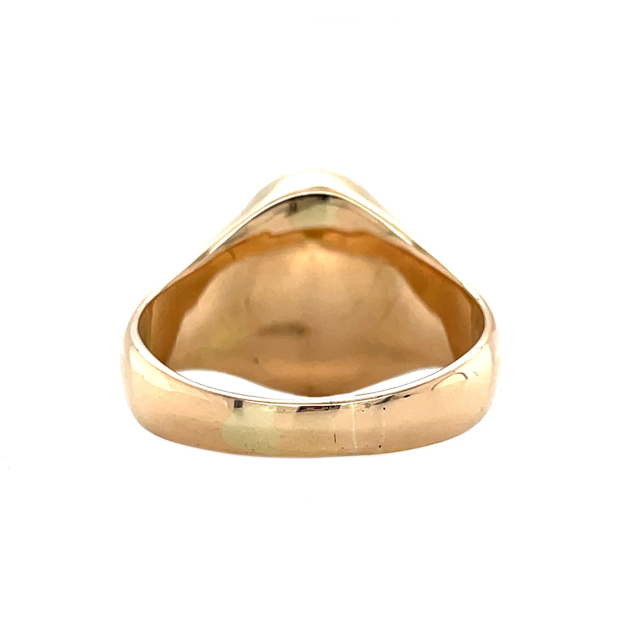 Vintage gold ring with star sapphire, 14 kt