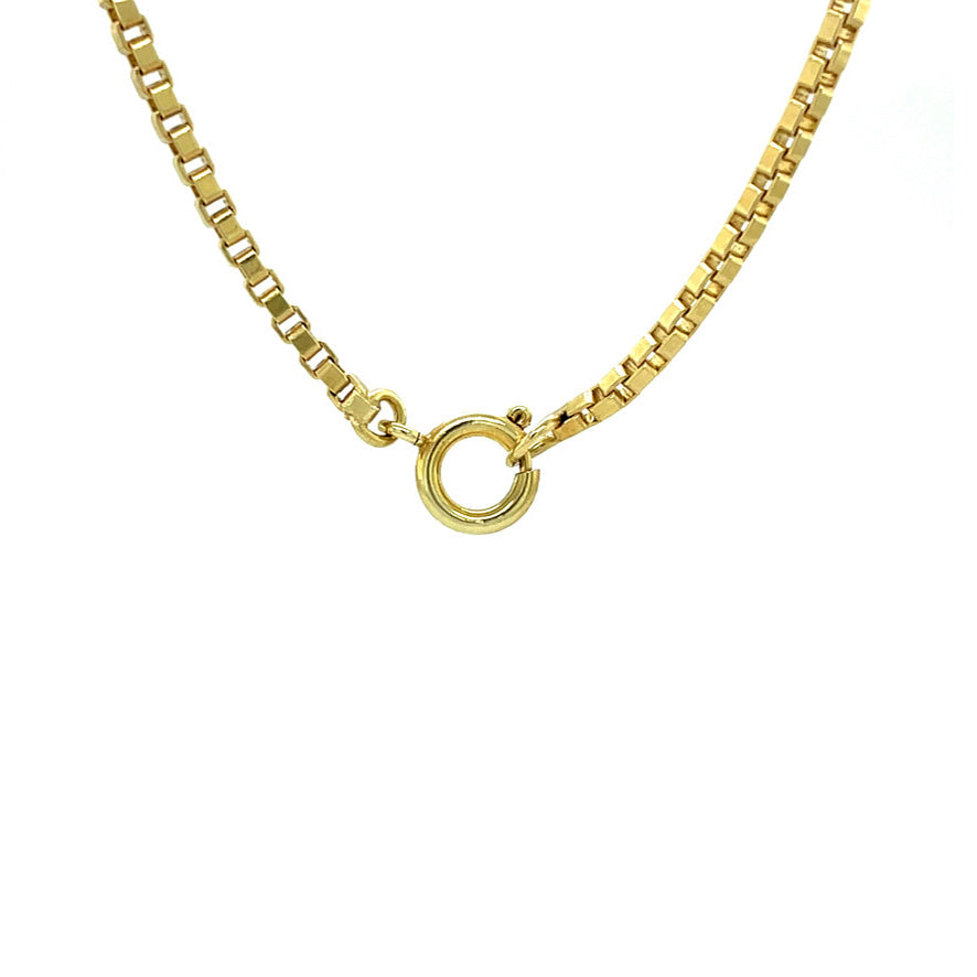 Golden vintage Venetian necklace 14 kt