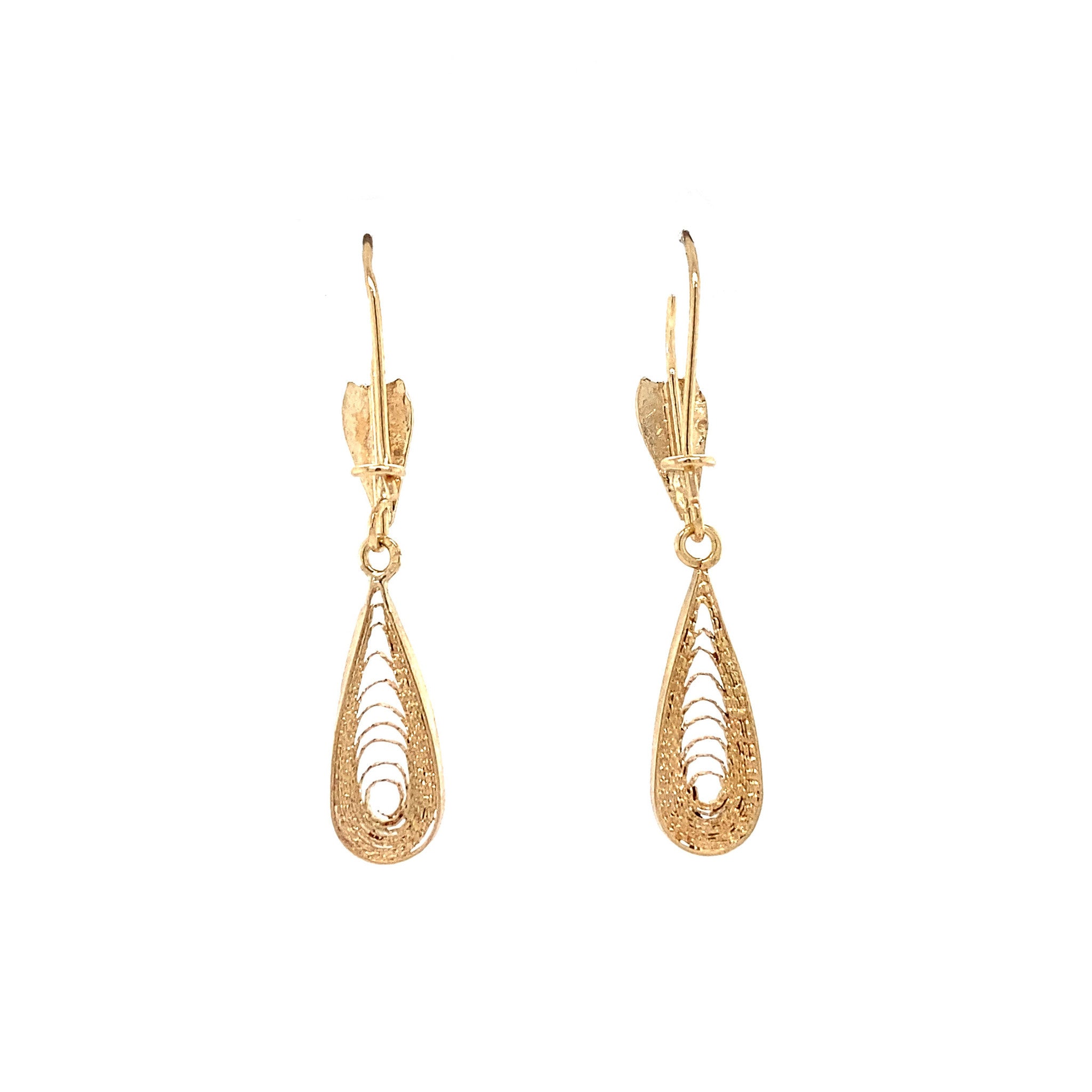 Gold earrings 14 krt