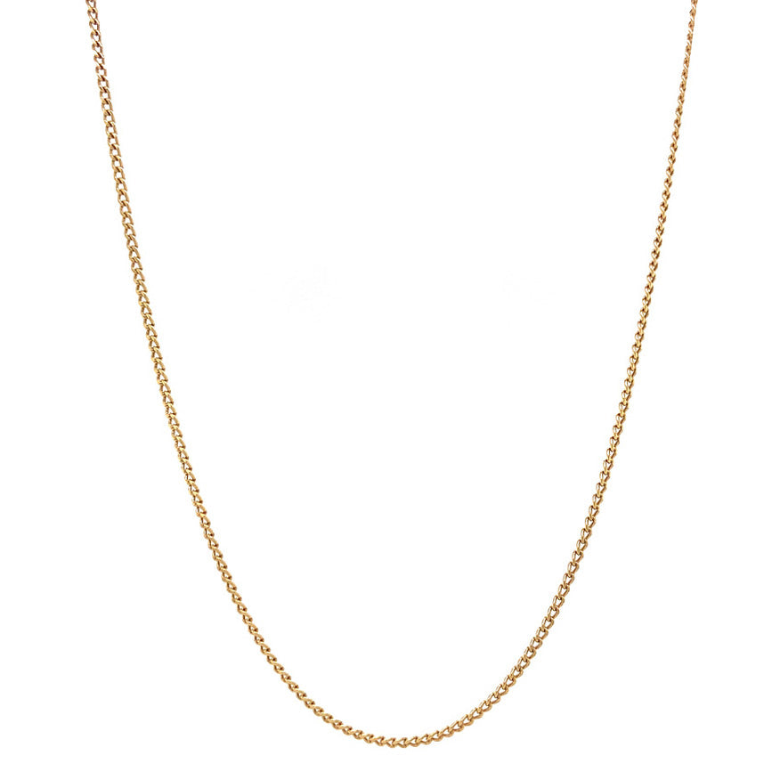 Gouden gourmet lengtecollier 14 krt