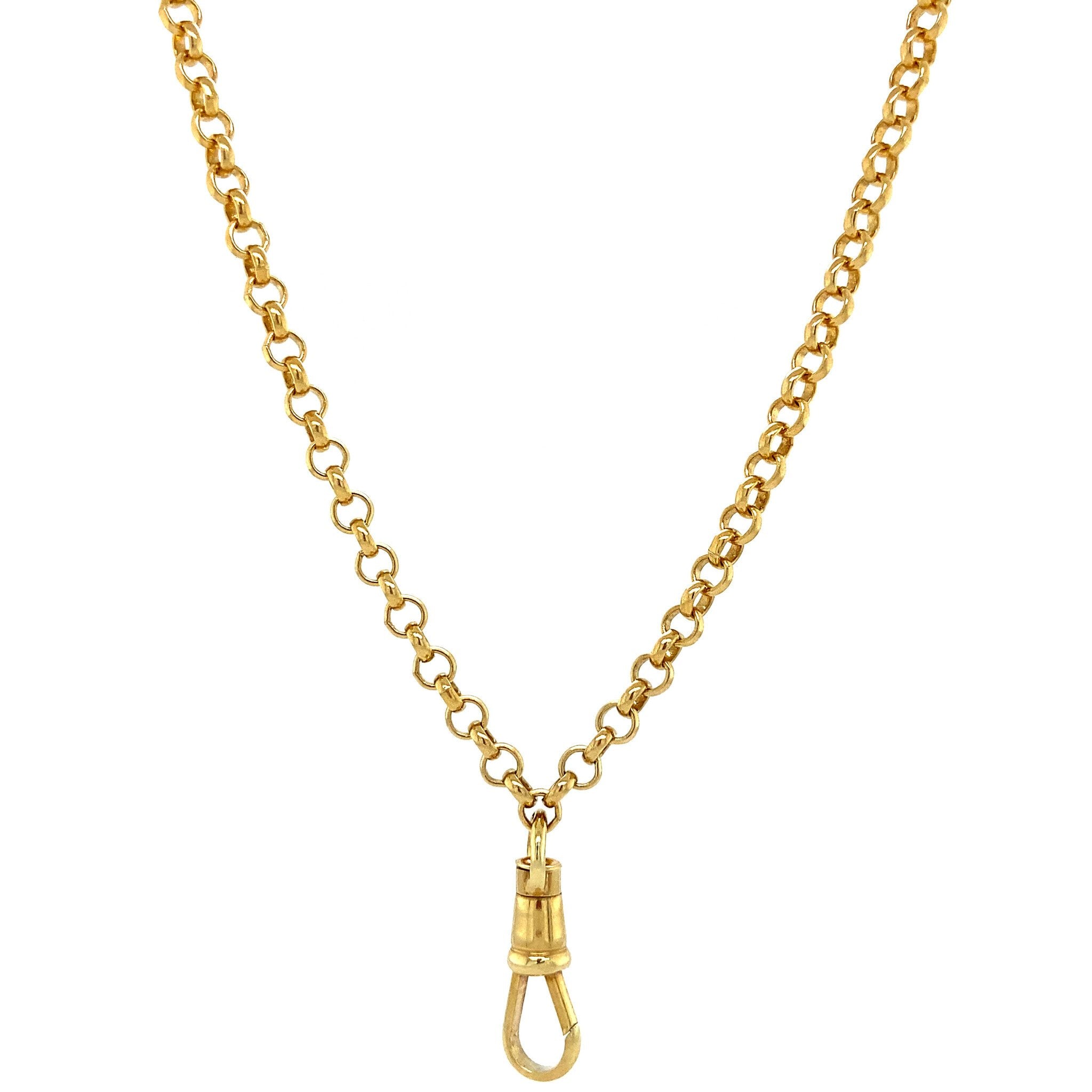 Gouden jasseron collier 14 krt