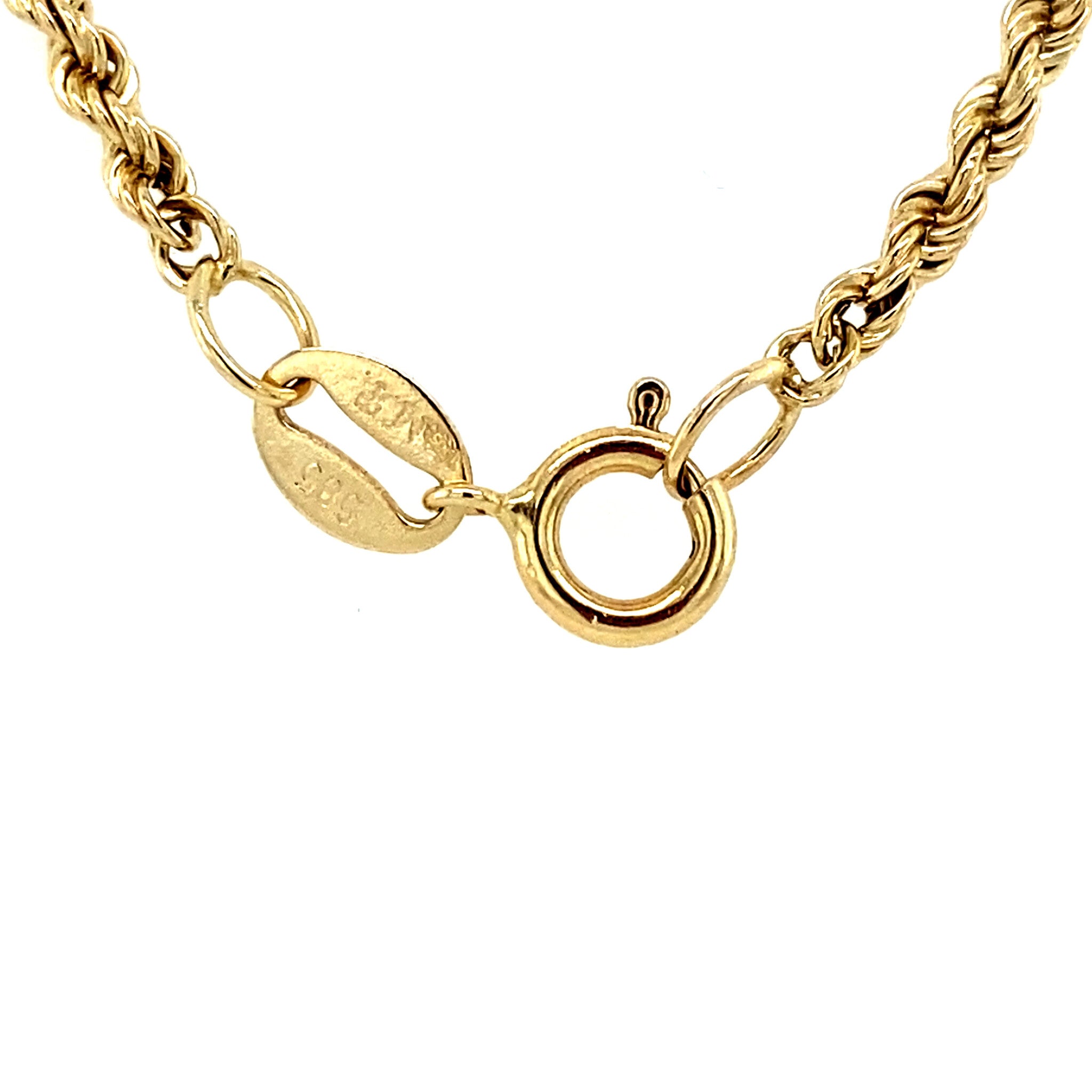 Gouden koord collier 14 krt