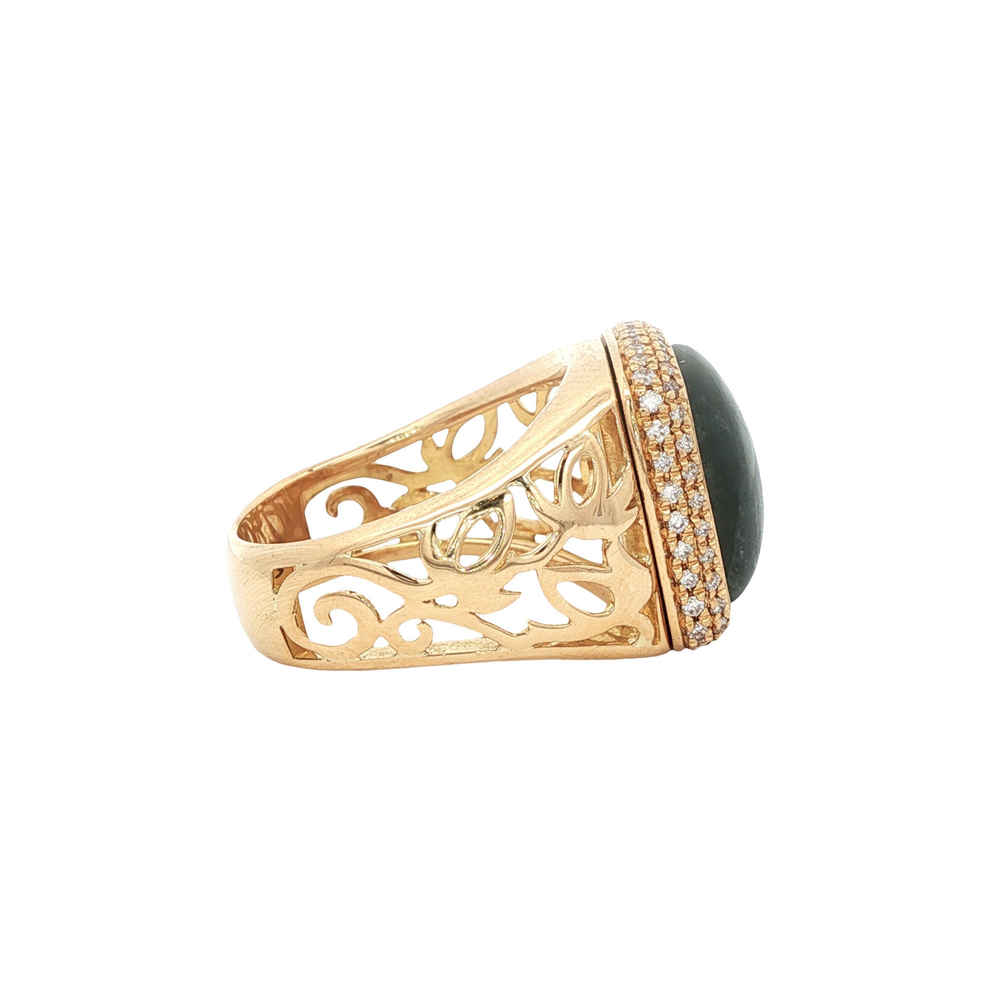 Choises by DL Classic medium ajour ring 18 kt