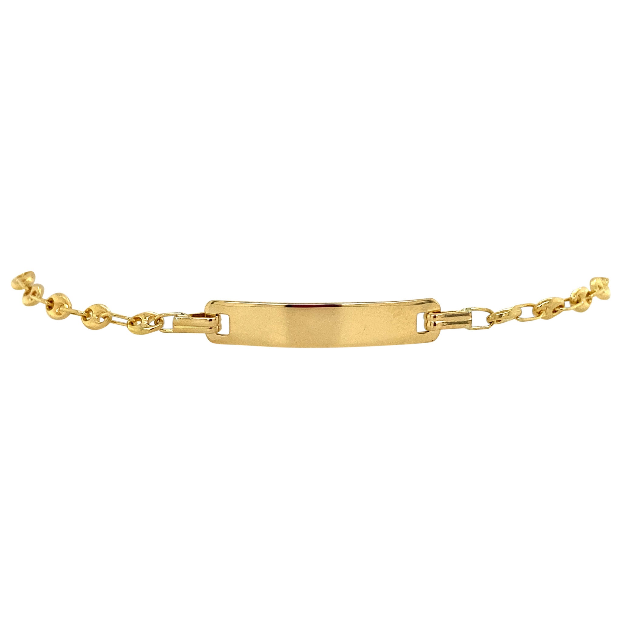 Gold bracelet fantasy 18 cm 18 krt