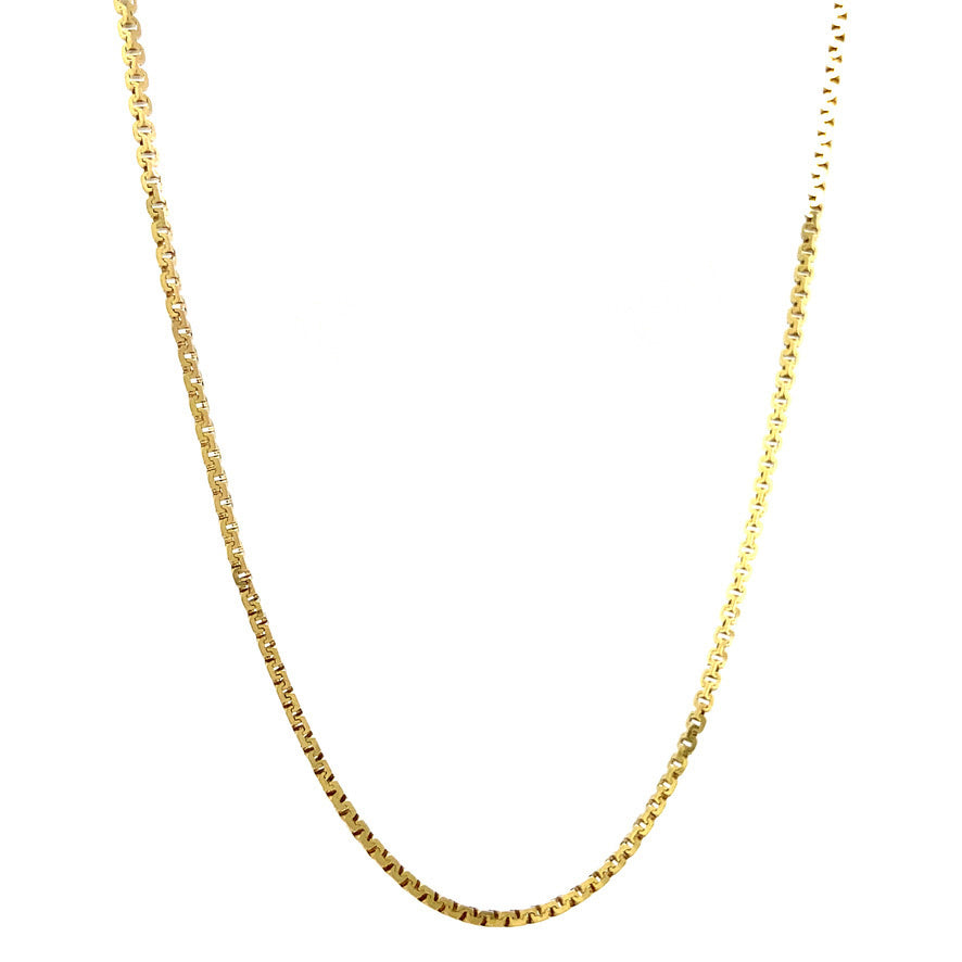 Gold fantasy necklace 14 kt