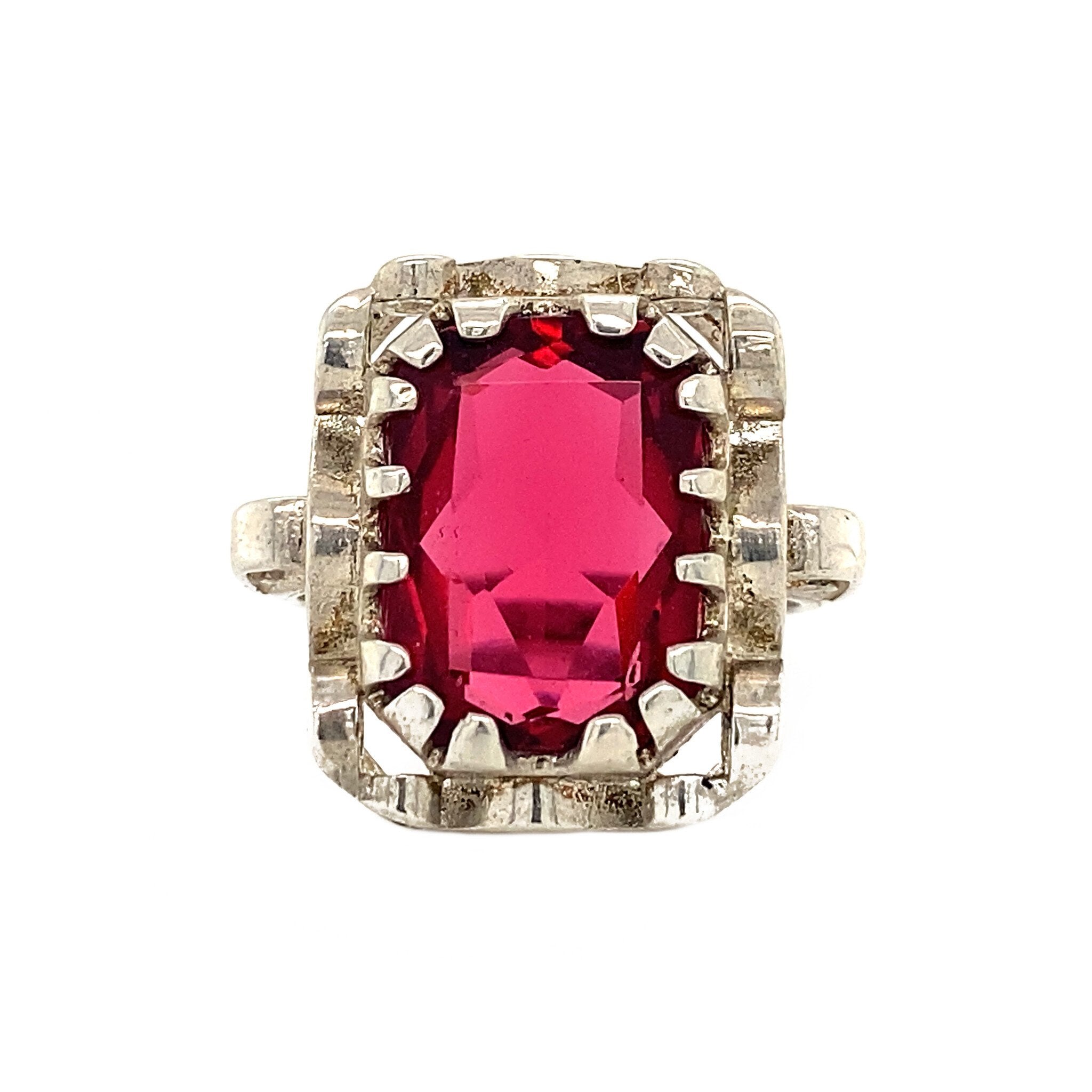 Queen's ring 925 - Ruby Ruby