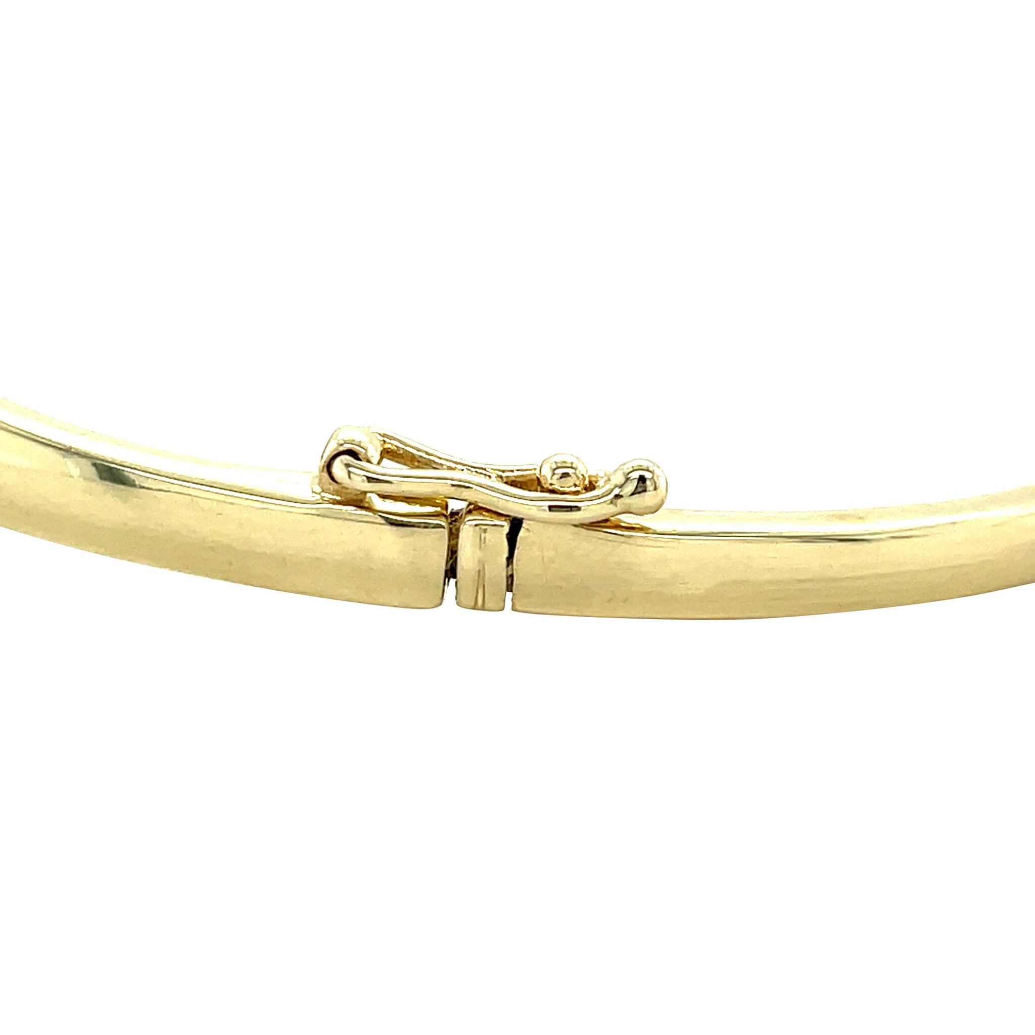 Vintage bangle met diamant 10 kt