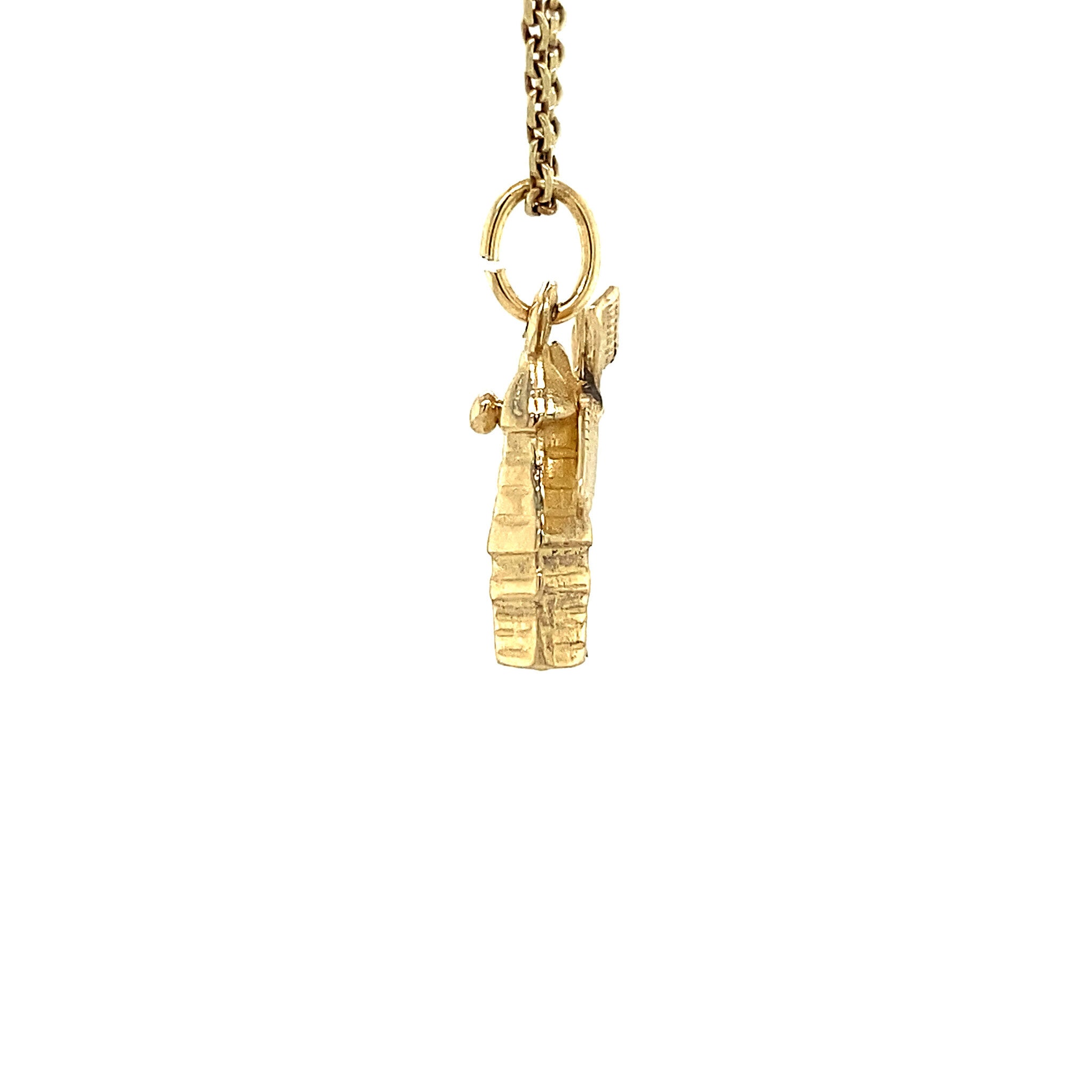 Gouden hanger Nederlandse windmolen 14 krt