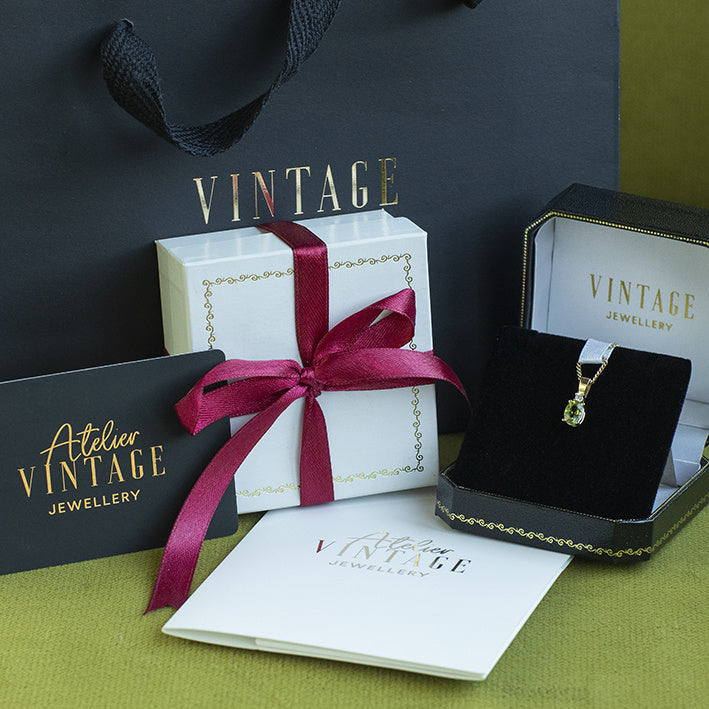 Grace pendant 14 krt - Lime