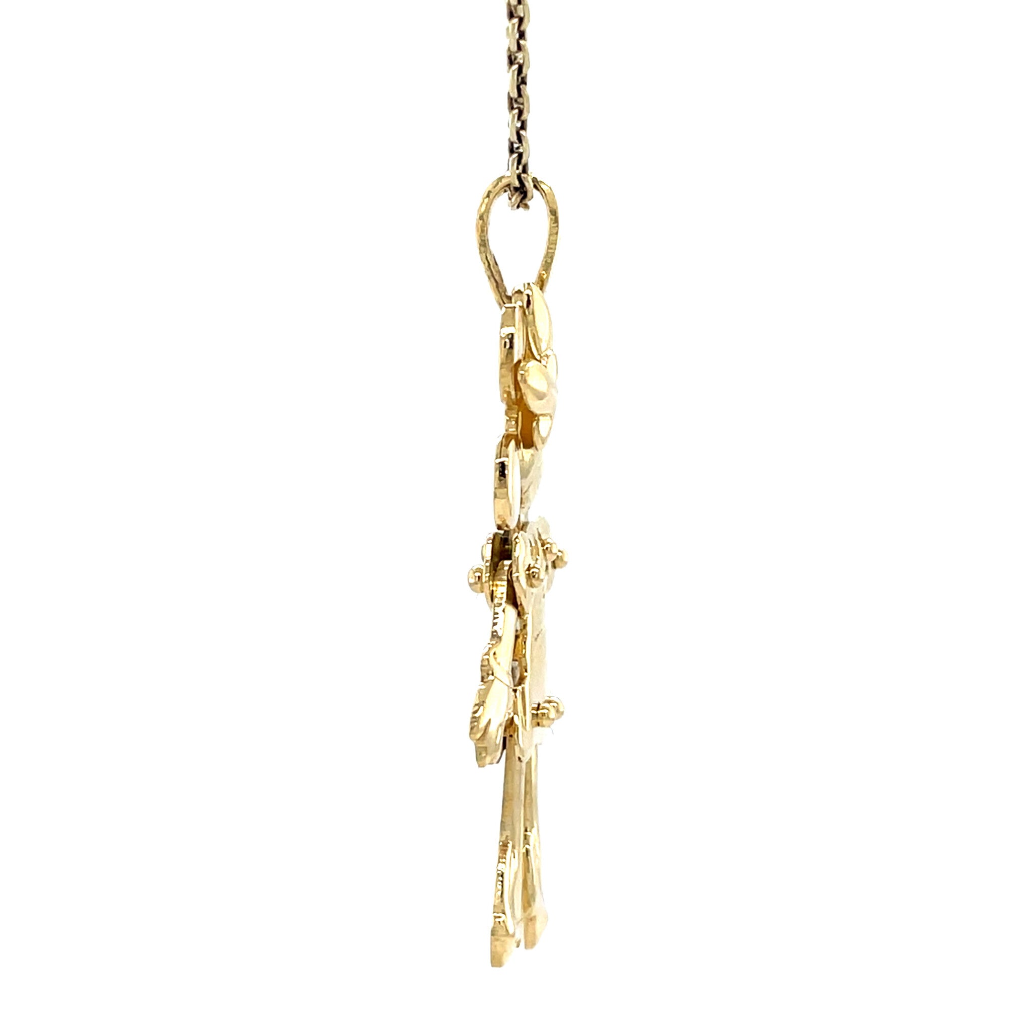 Vintage gold Minnie Mouse pendant 18 kt