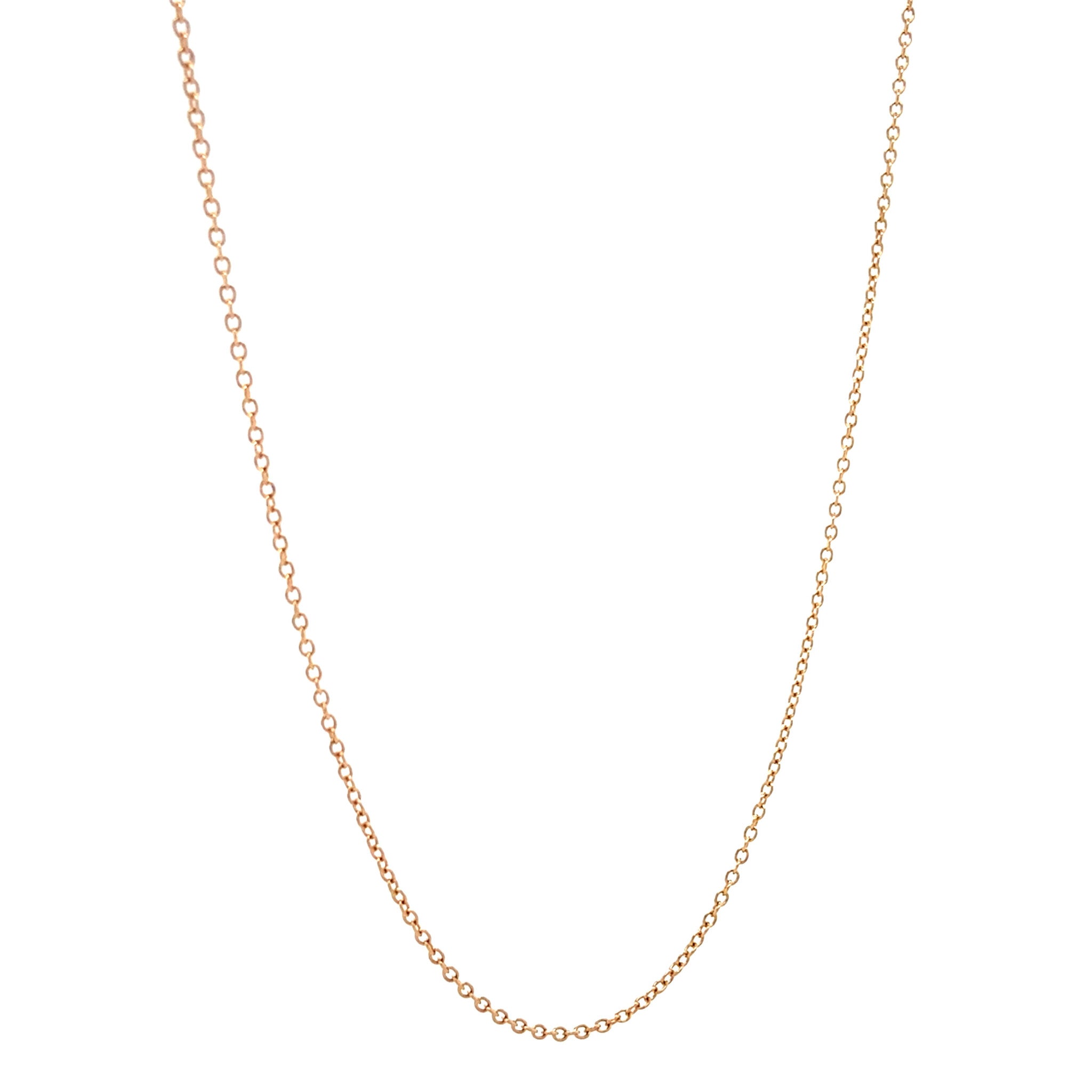 Gold anchor necklace 18 krt