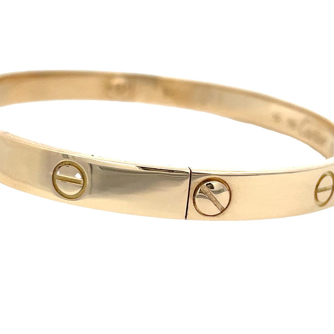 Gouden vintage Cartier LOVE armband 18 kt