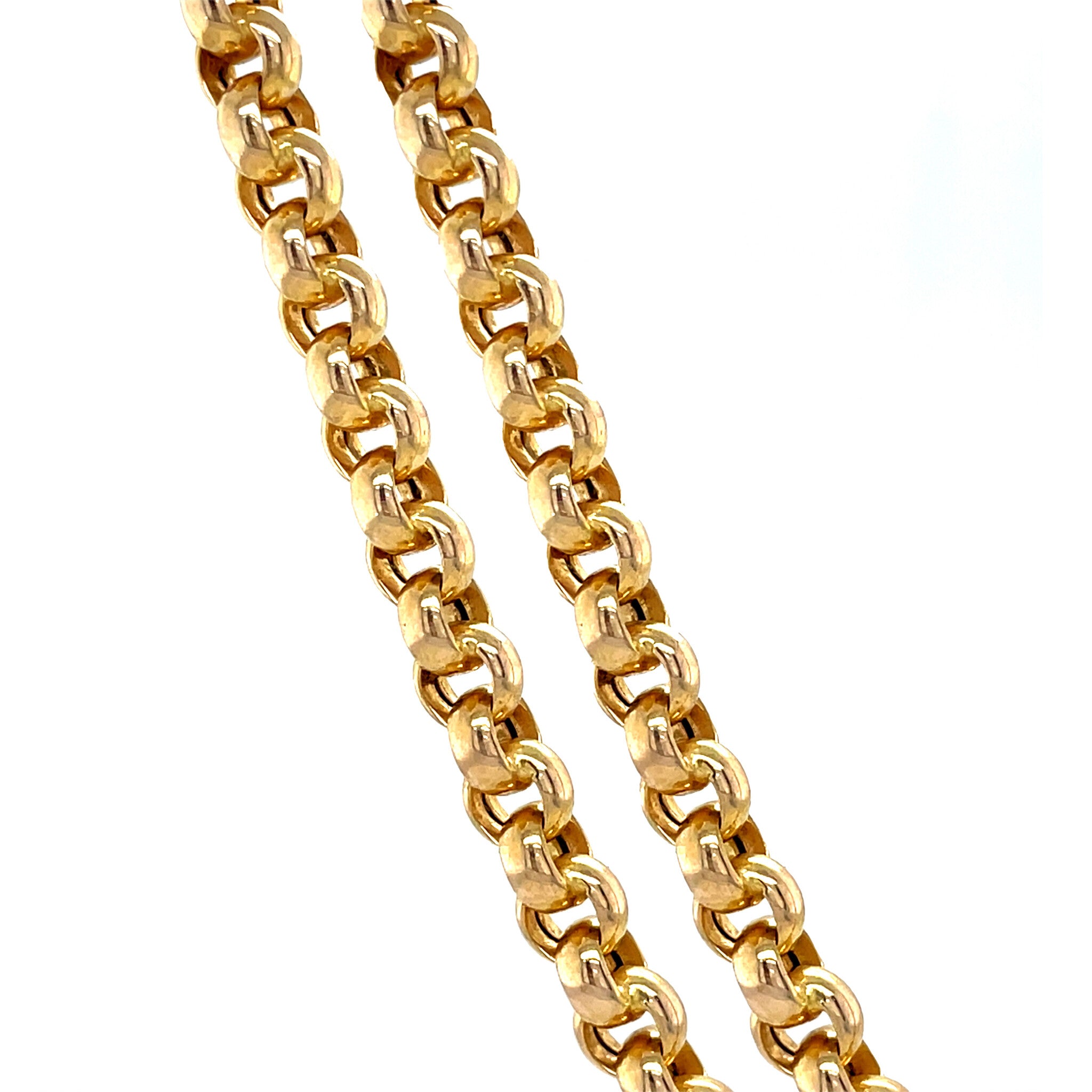 Gouden jasseron collier 14 krt
