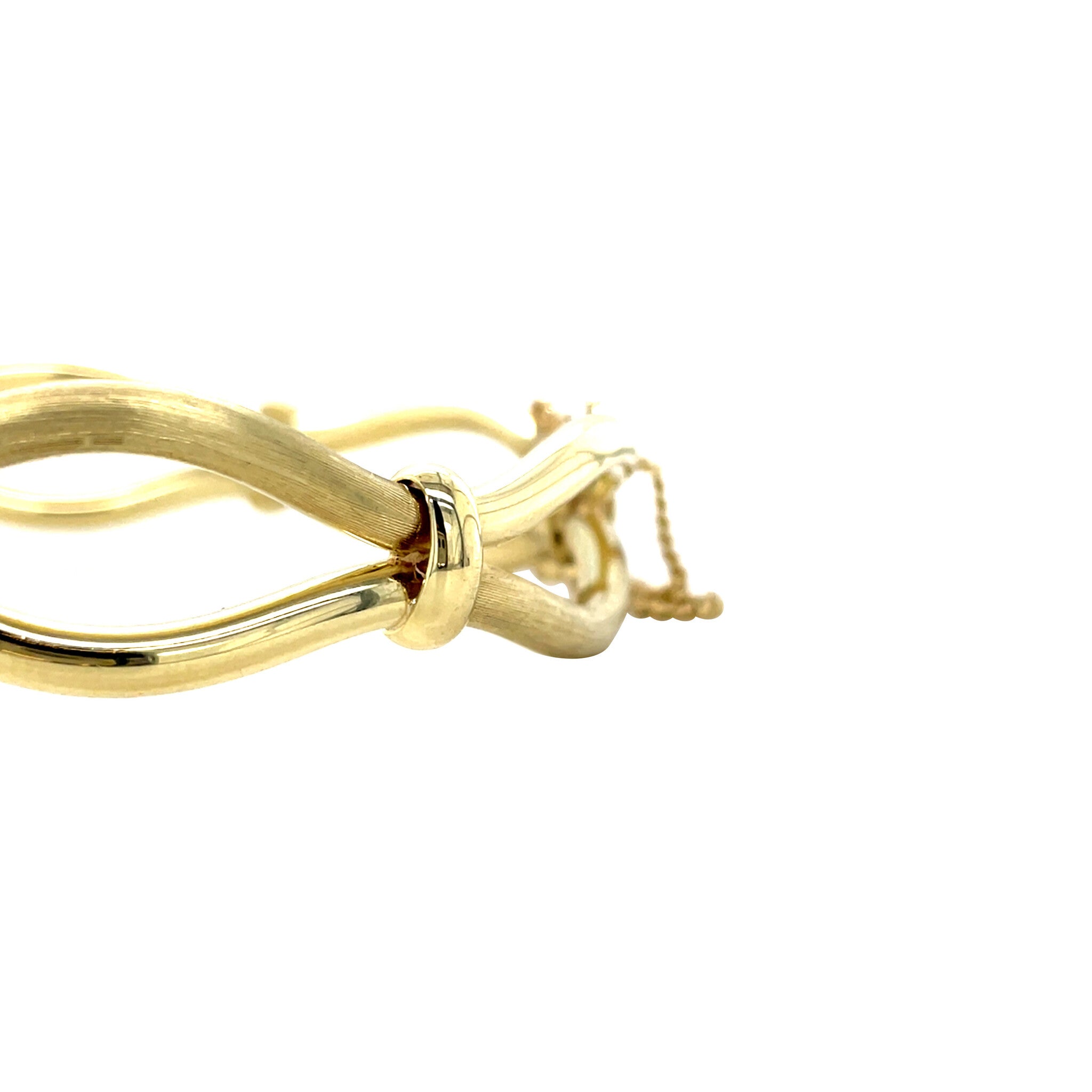 Golden vintage fantasy bangle 14 kt