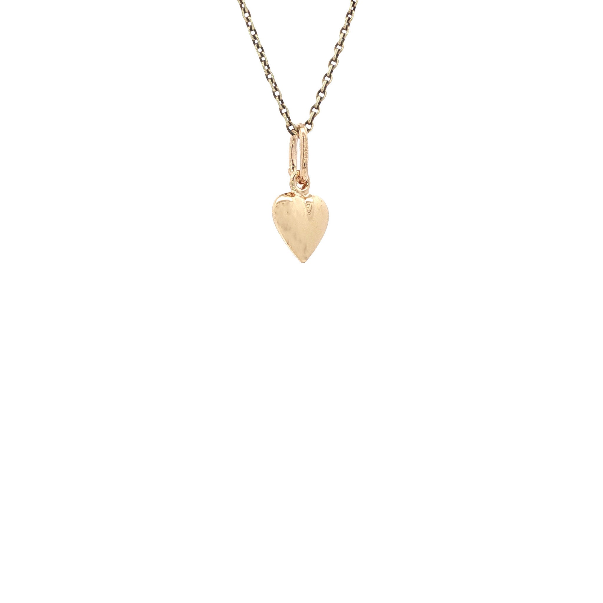 Gouden hart hanger 14 kt