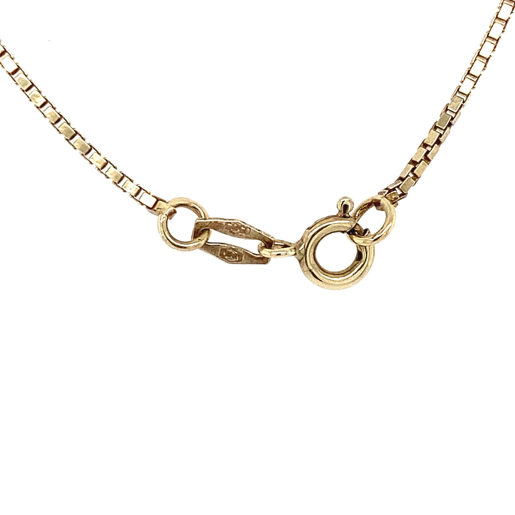 14 kt gold Venetian long necklace