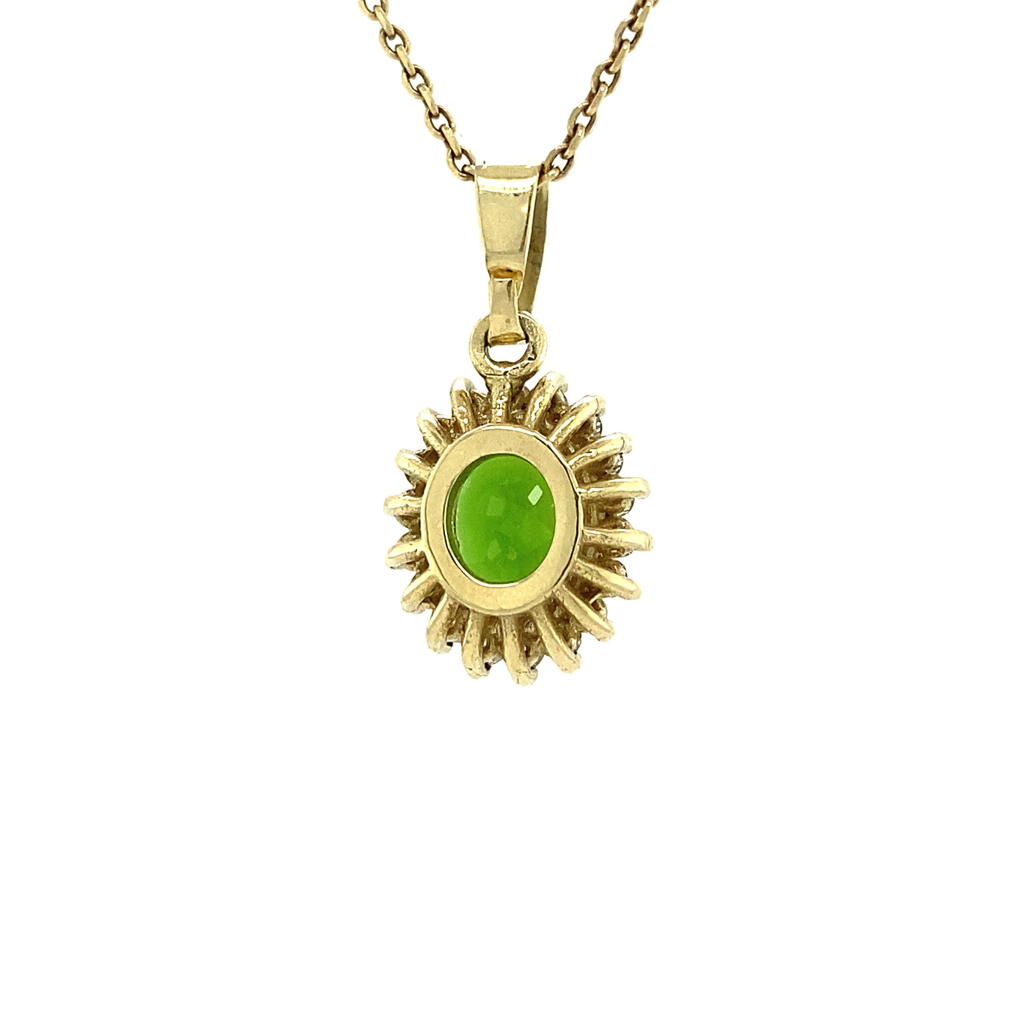 Lady di pendant 14 krt - Moss