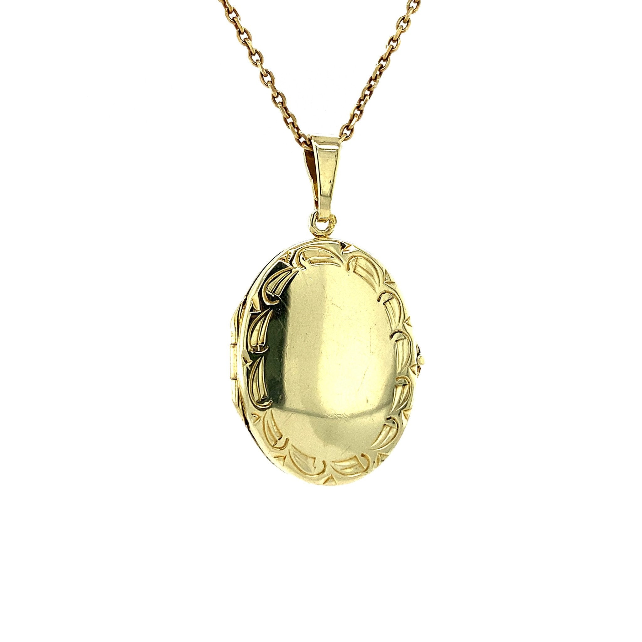 Gouden medaillon 14 krt