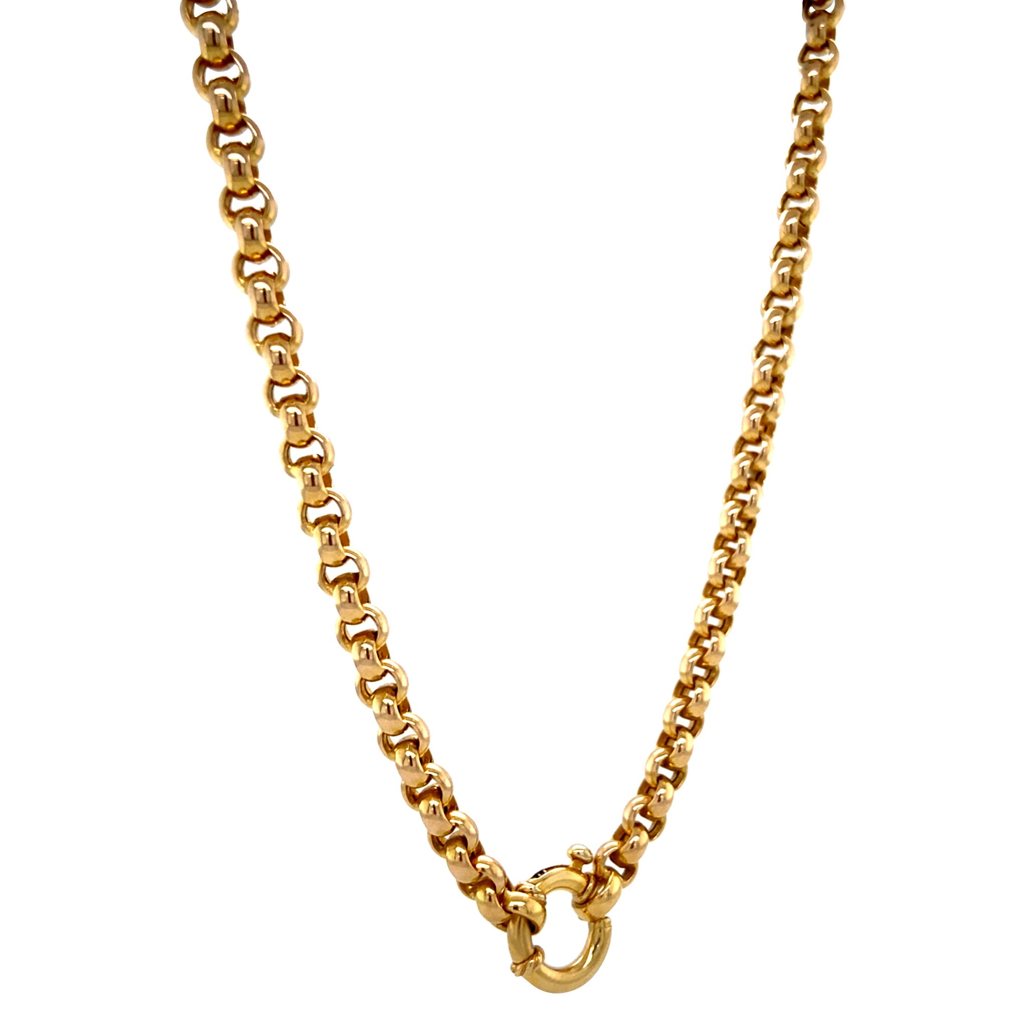 Gouden jasseron collier 14 krt