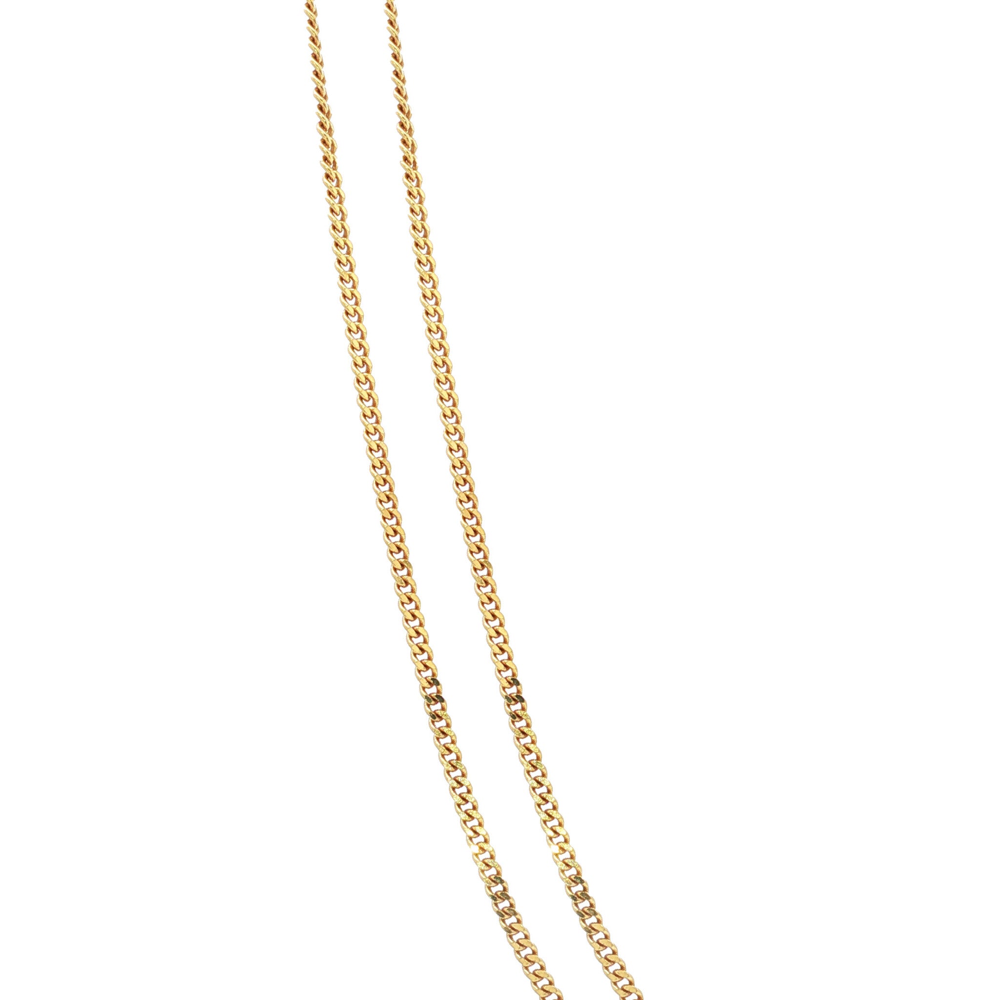 Gold vintage gourmet necklace 14 kt