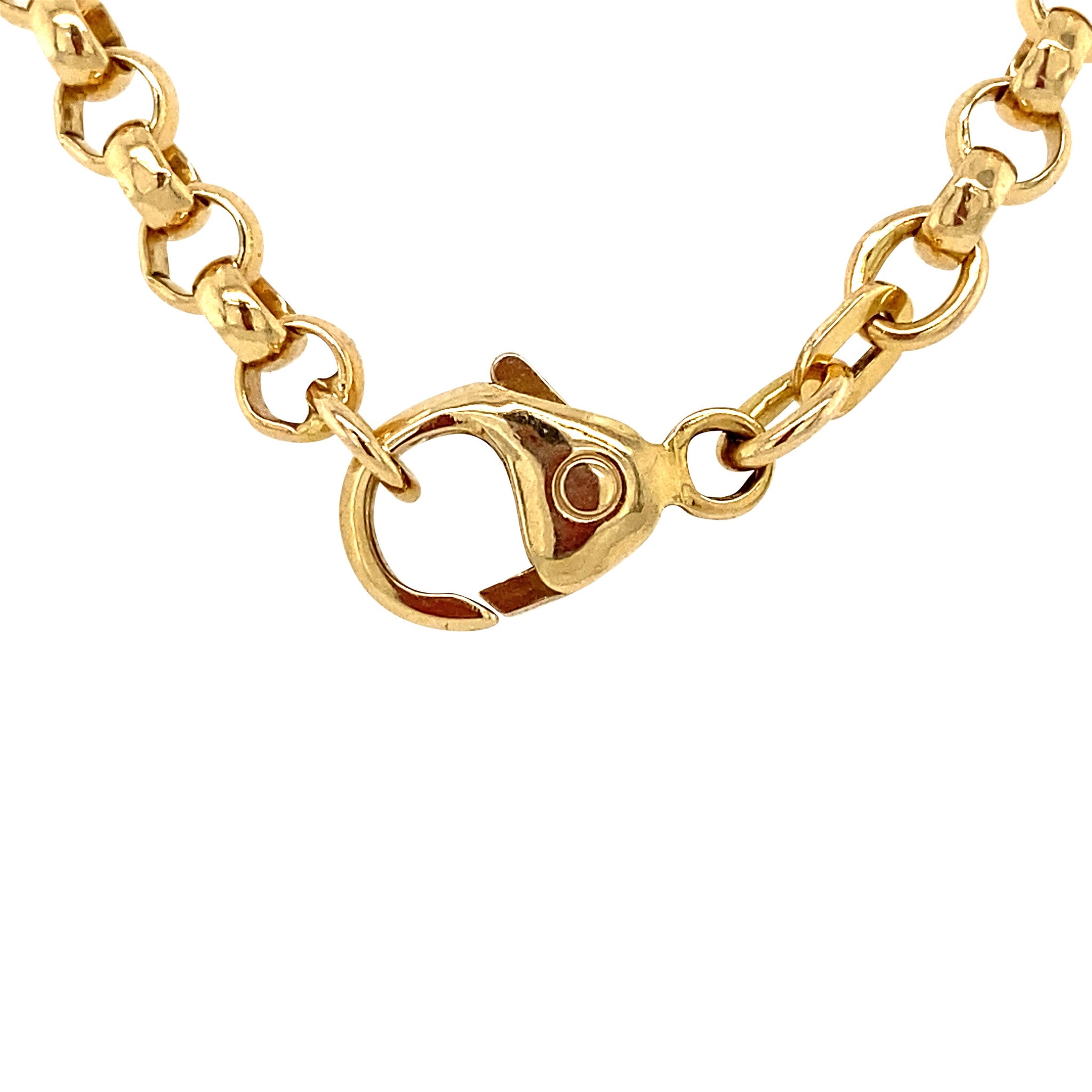 Gouden jasseron collier 14 krt